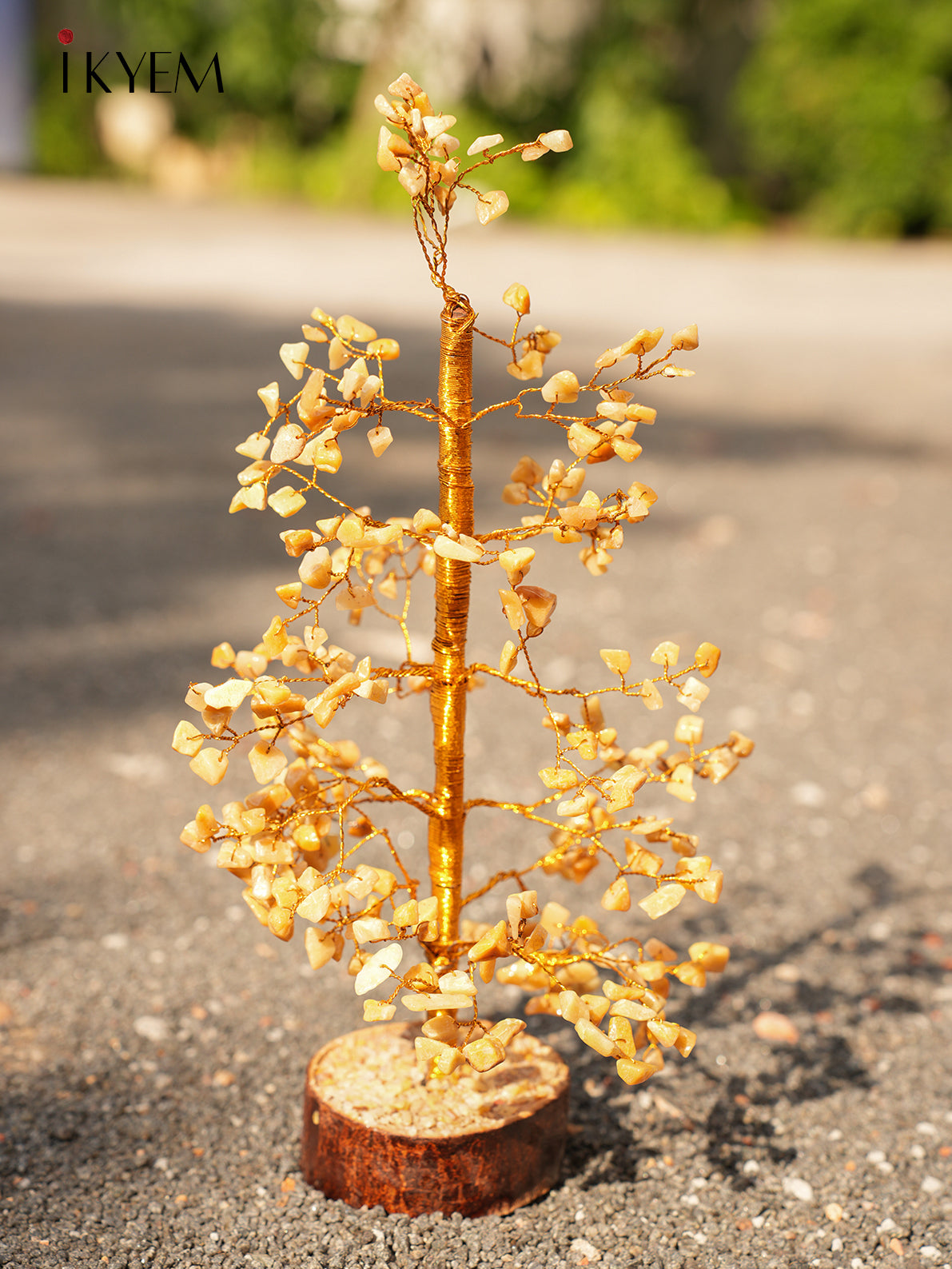 Yellow Gemstone Crystal Tree