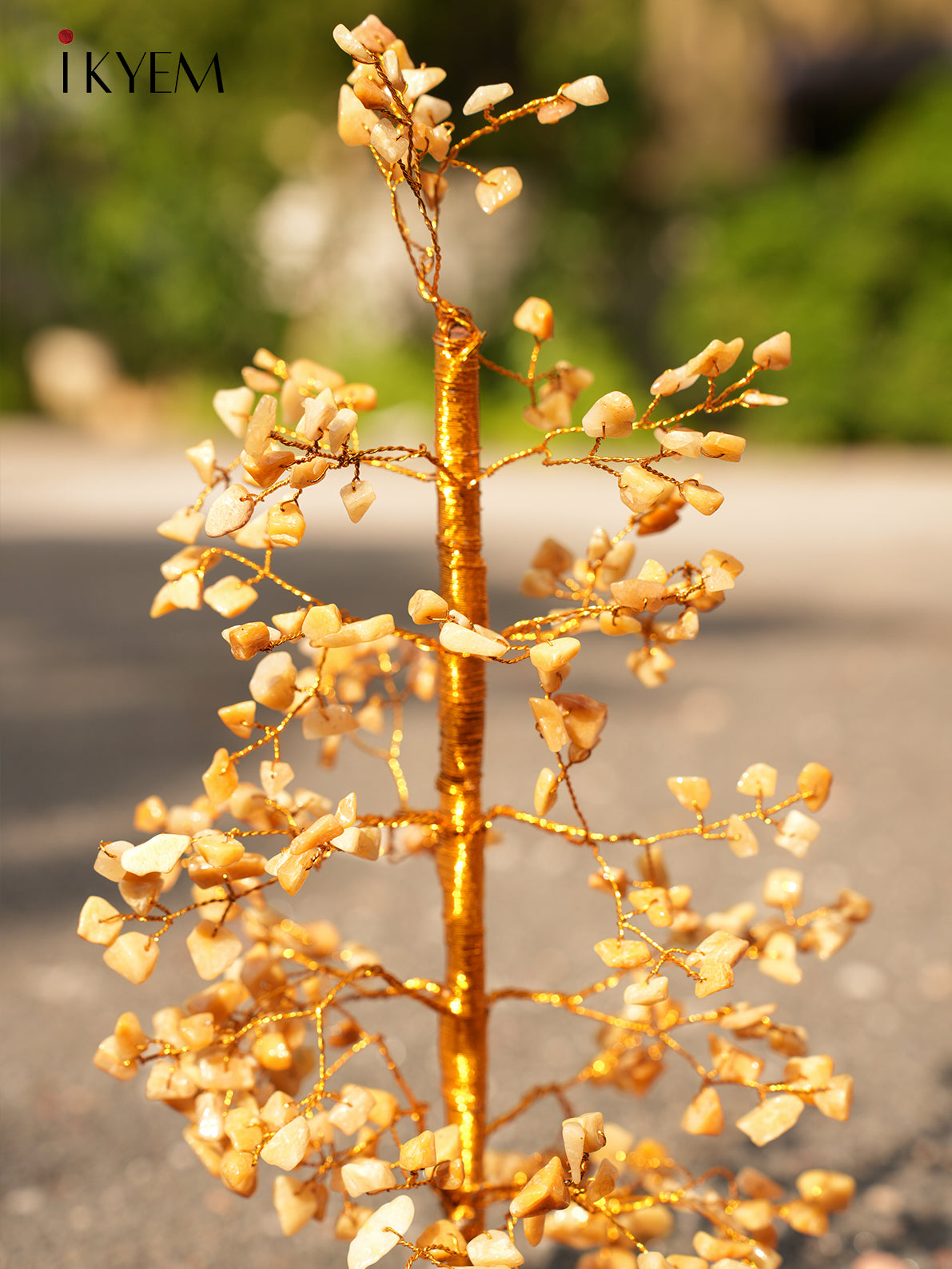 Yellow Gemstone Crystal Tree