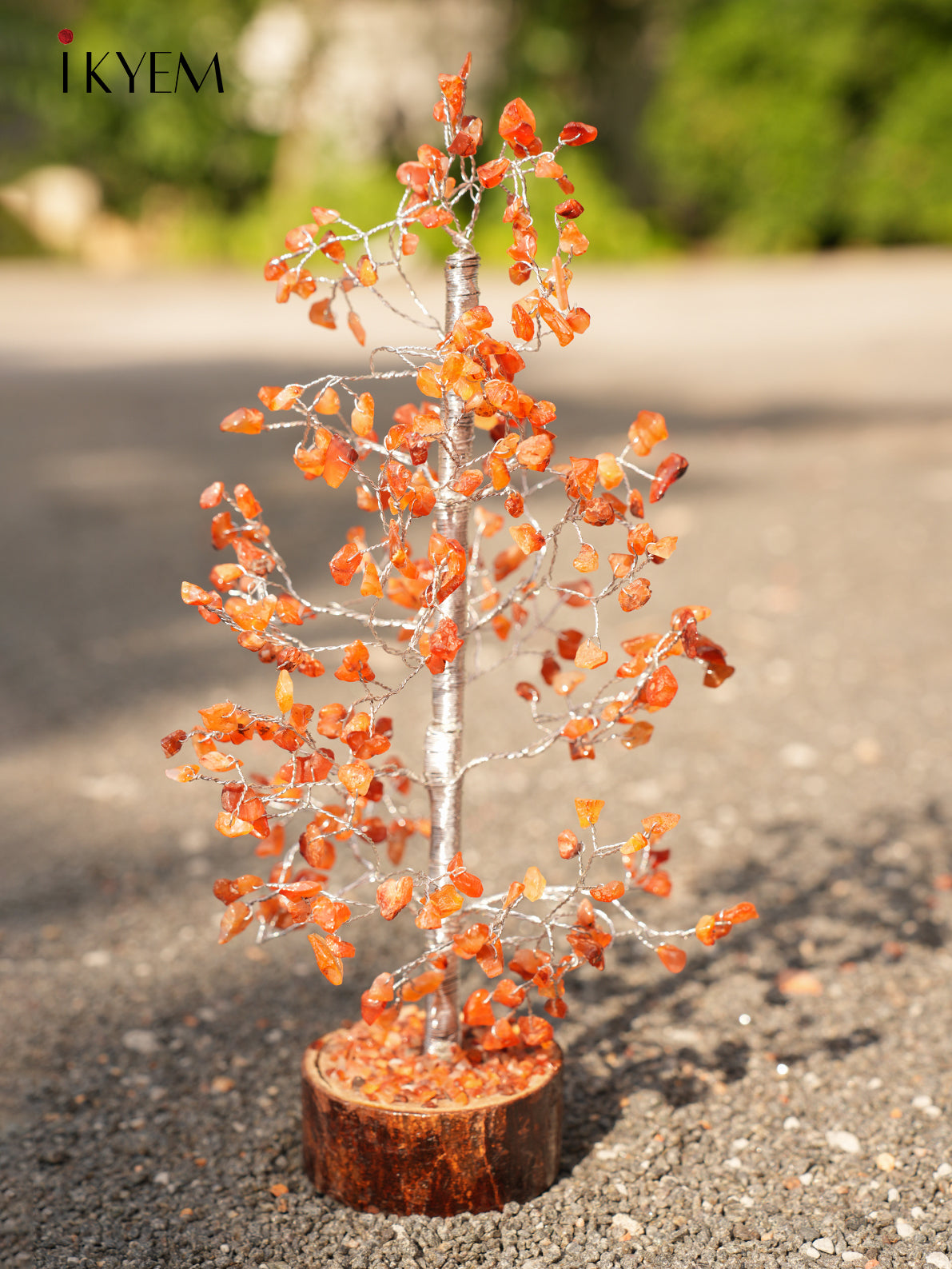 Orange Gemstone Crystal Tree