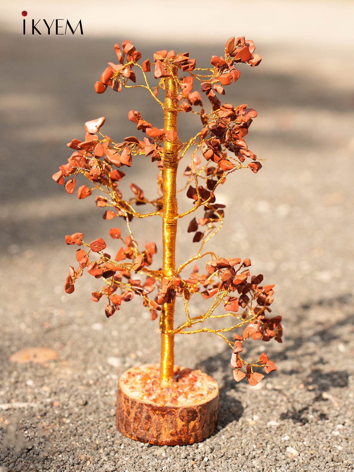 Orange Gemstone Crystal Tree