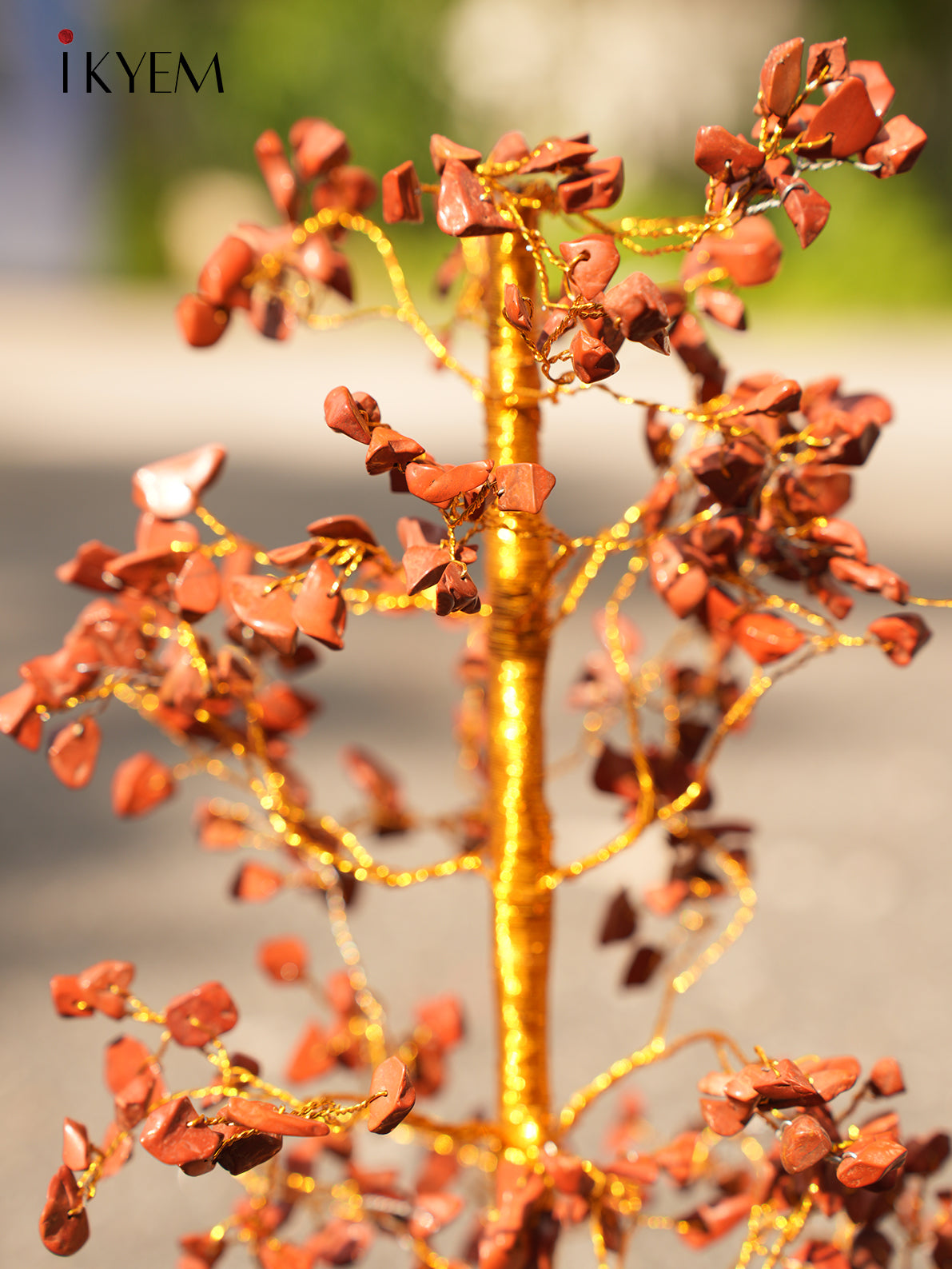 Orange Gemstone Crystal Tree