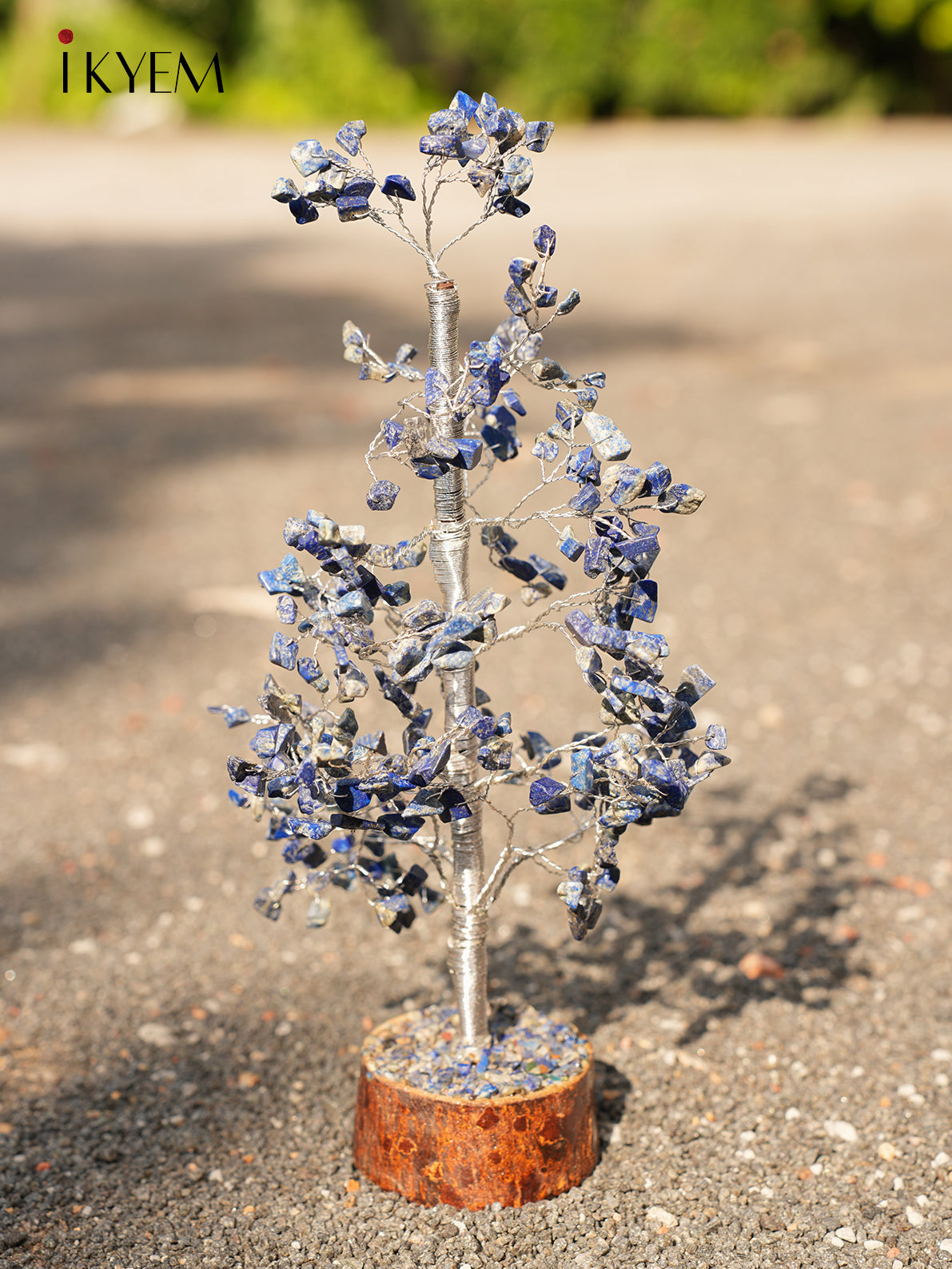 Blue Gemstone Crystal Tree