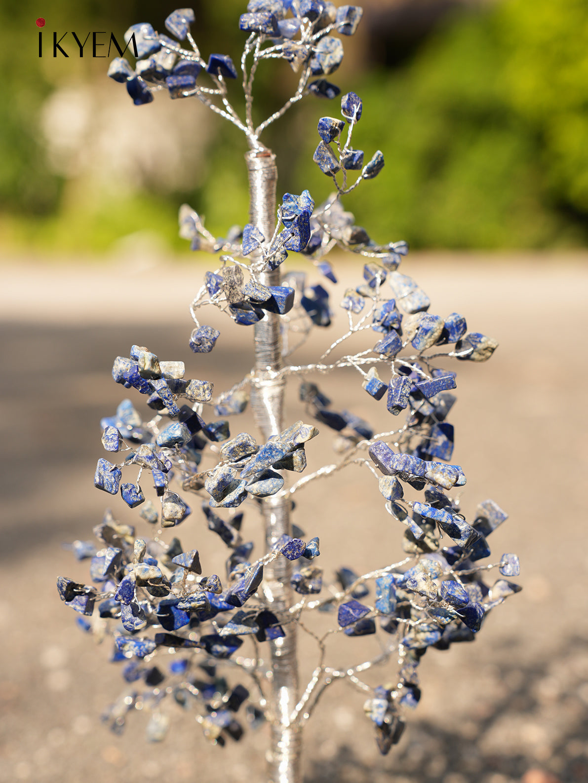 Blue Gemstone Crystal Tree