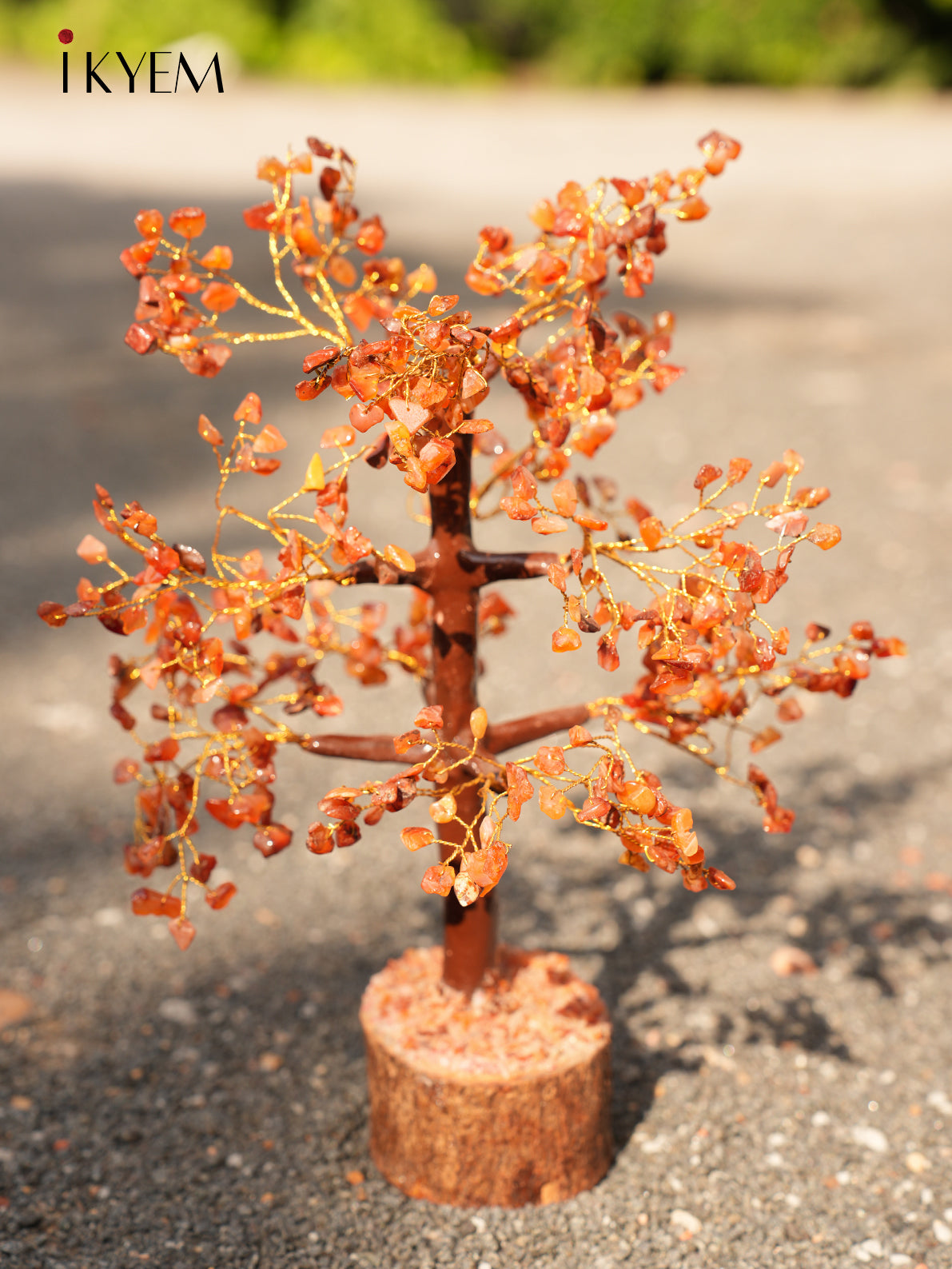 Orange Gemstone Crystal Tree