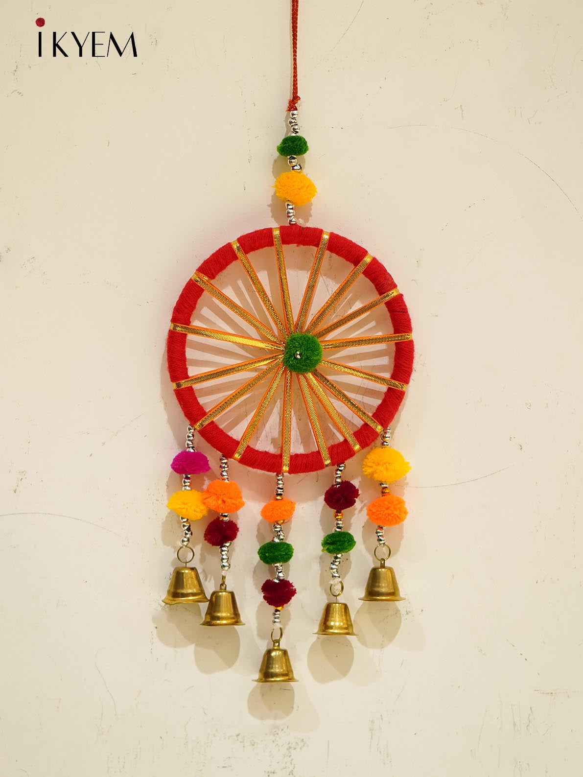 Golden Chakri with Woolen Pom pom &  Bell