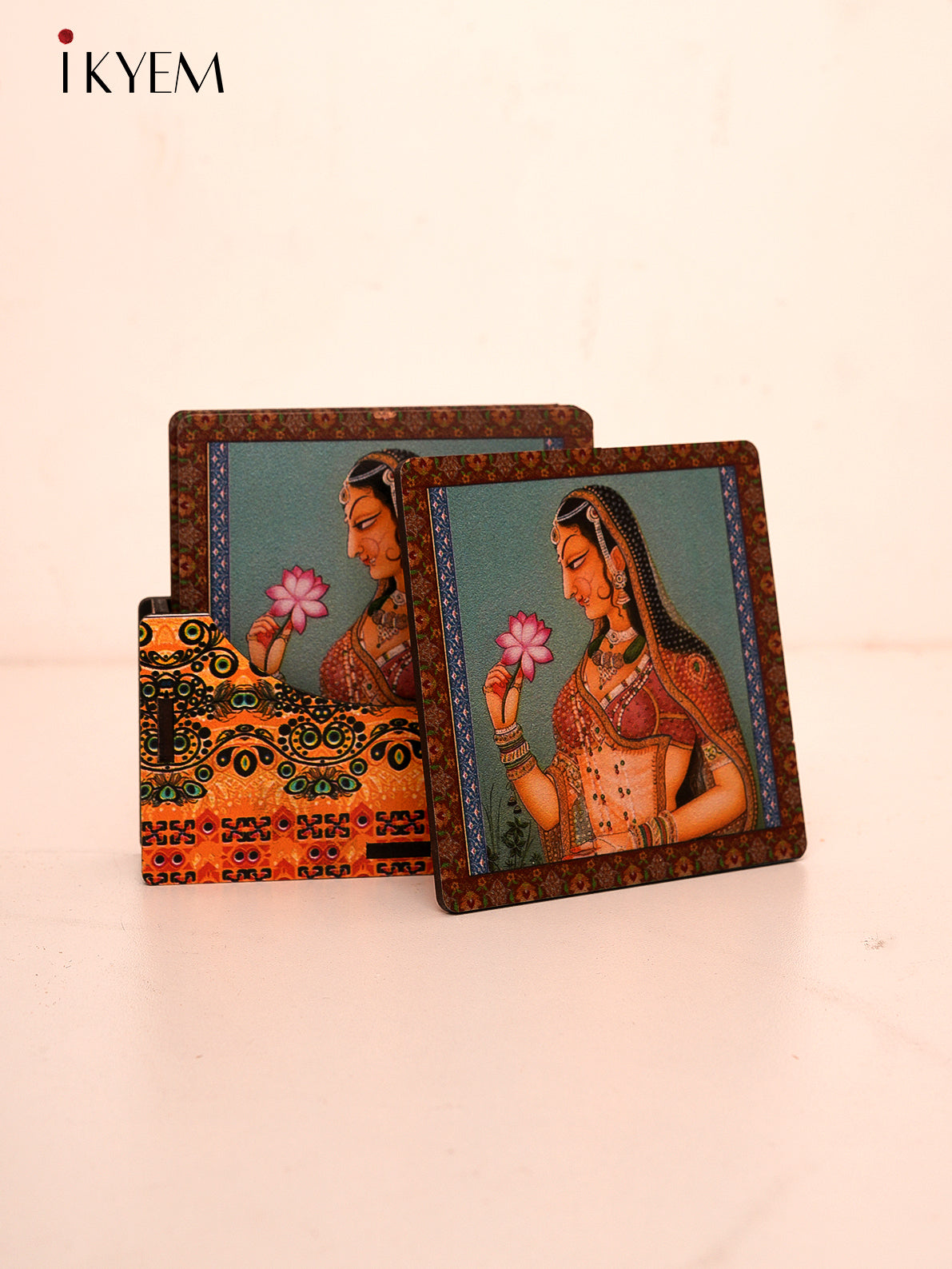 Wooden Square Tea coaster Set