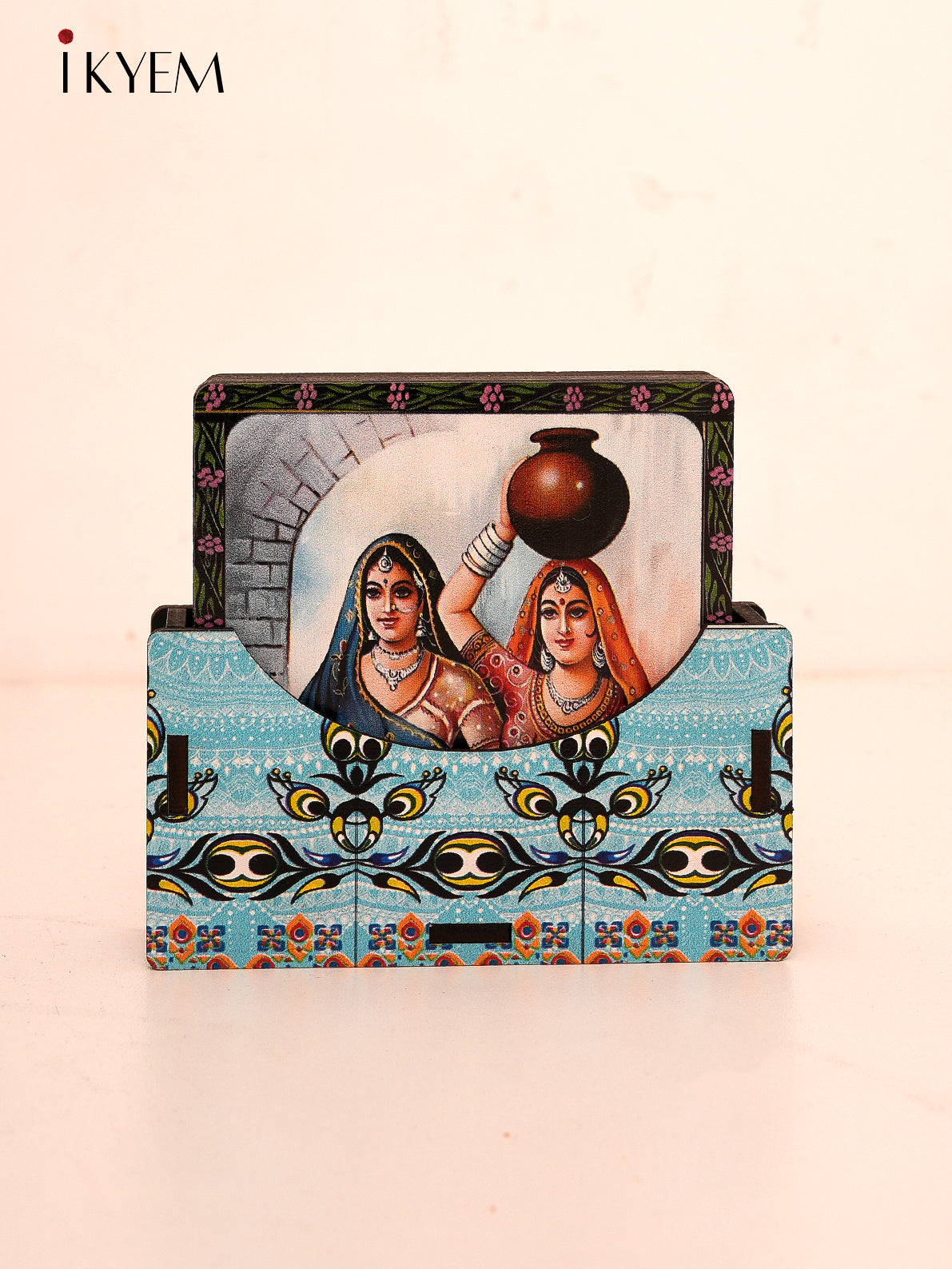 Wooden Square Tea Coaster Set