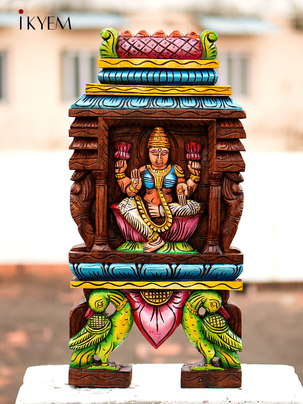 Carved Lakshmi panel