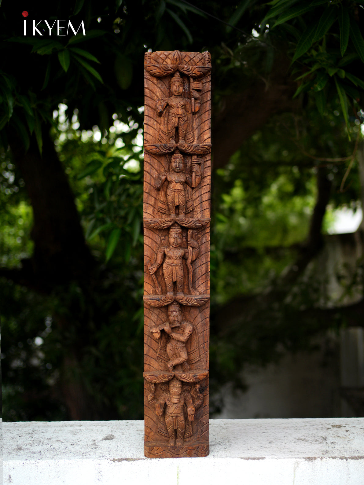 Wood Dasavatharam Panel (Pair)