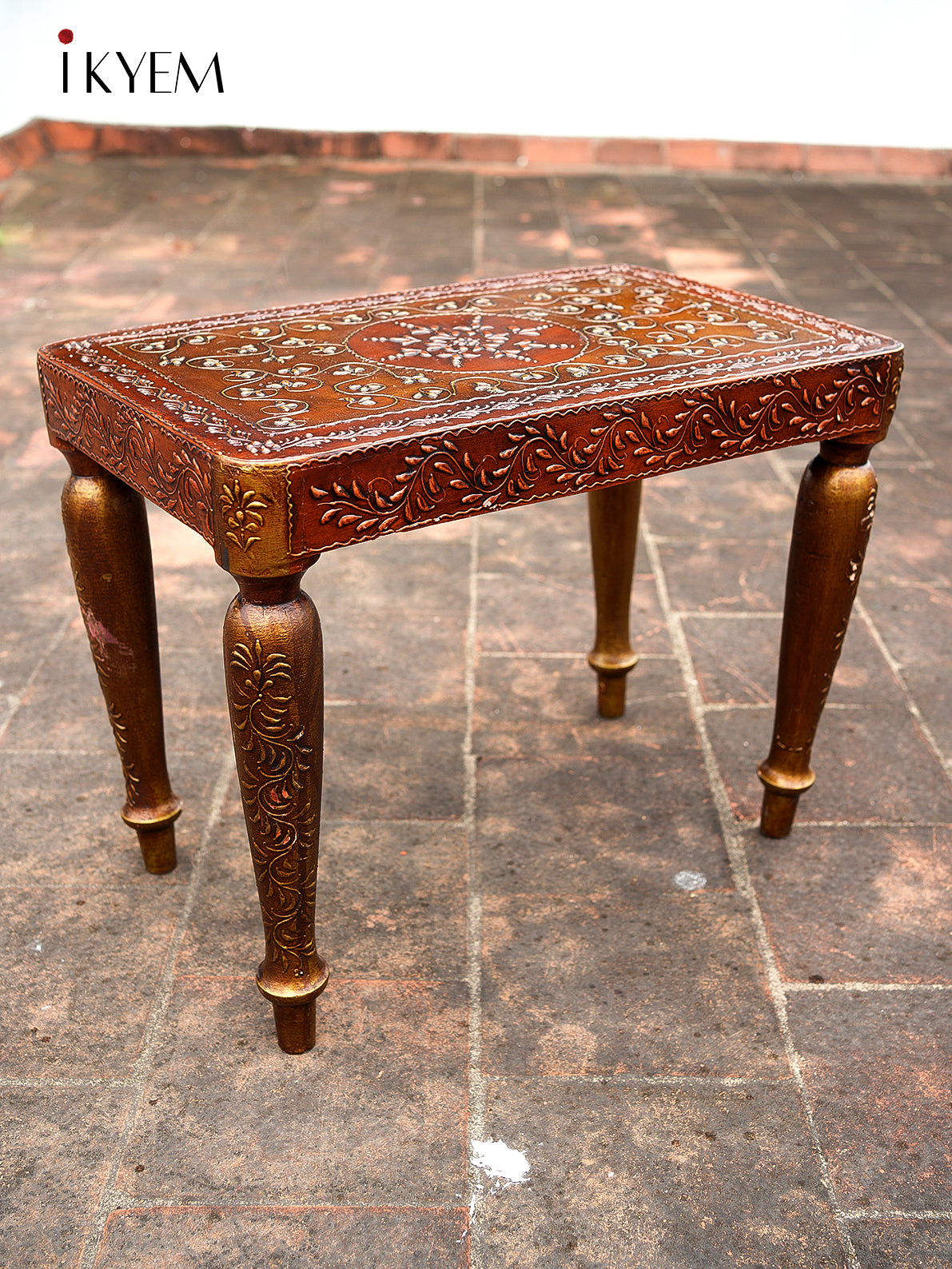 Wooden Hand painted Table