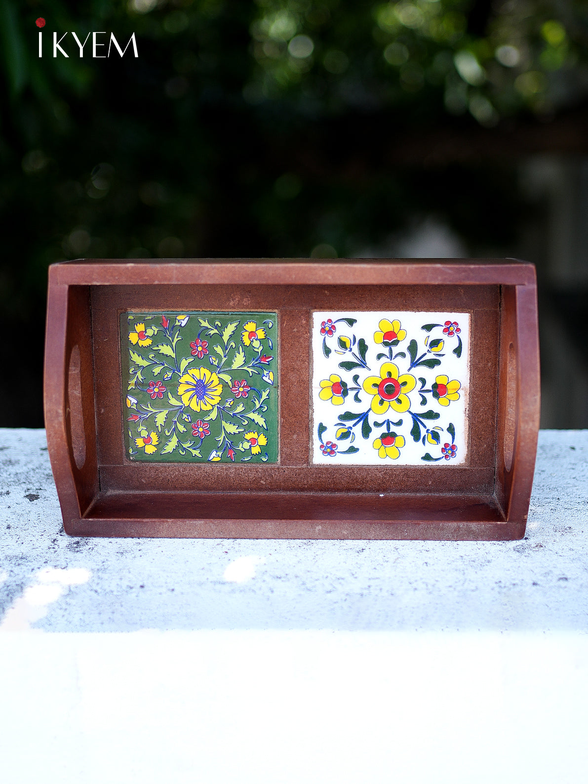 Wooden Tiles Tray