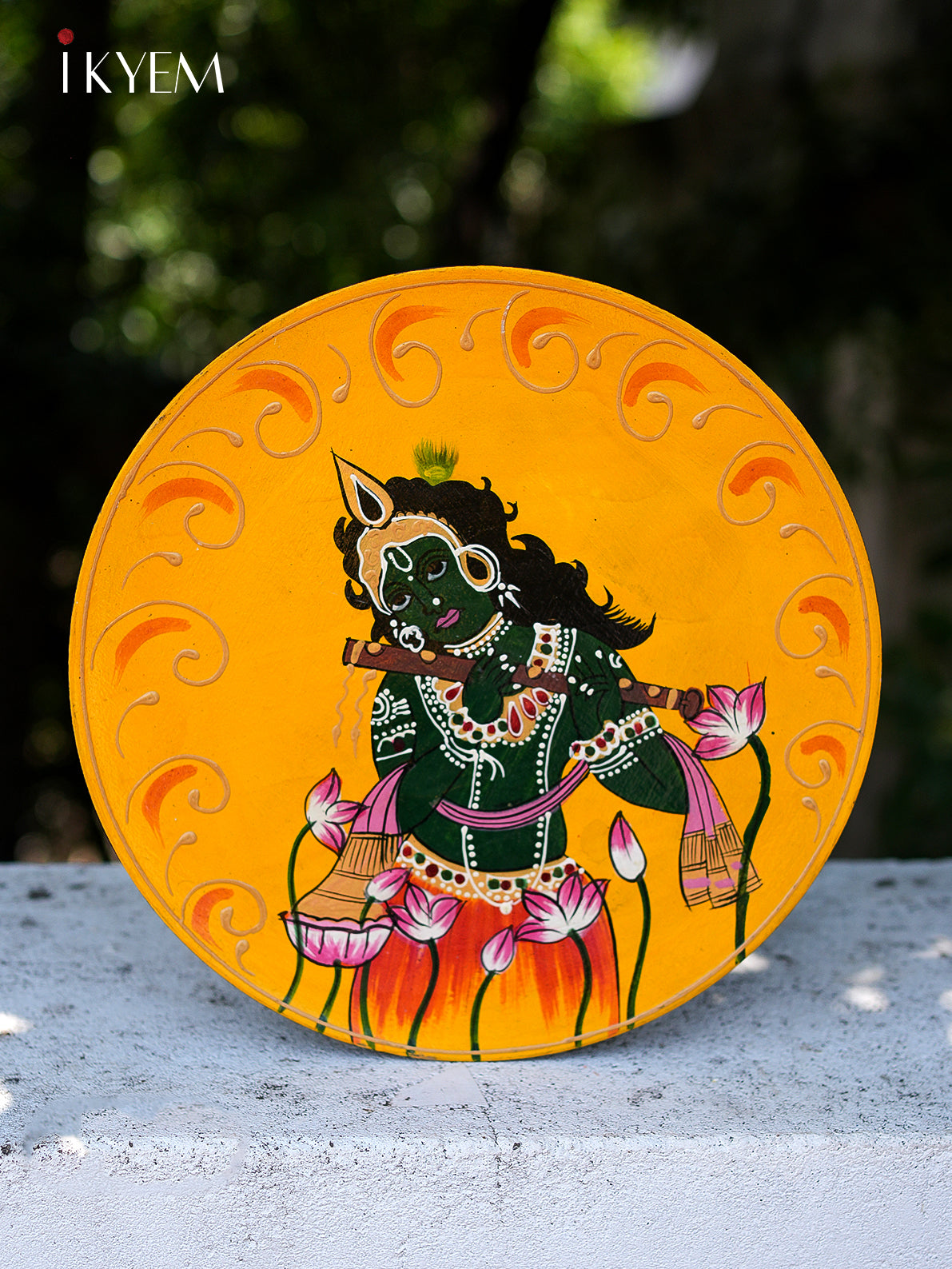 Handpainted Wooden Wall plate