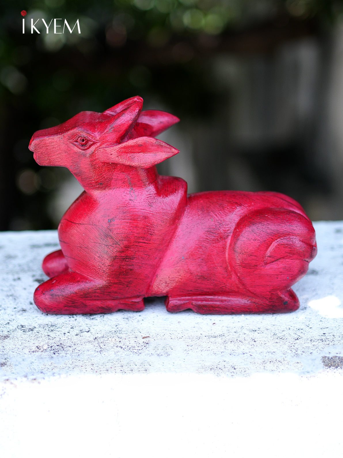 Reddish Pink Wooden Nandi