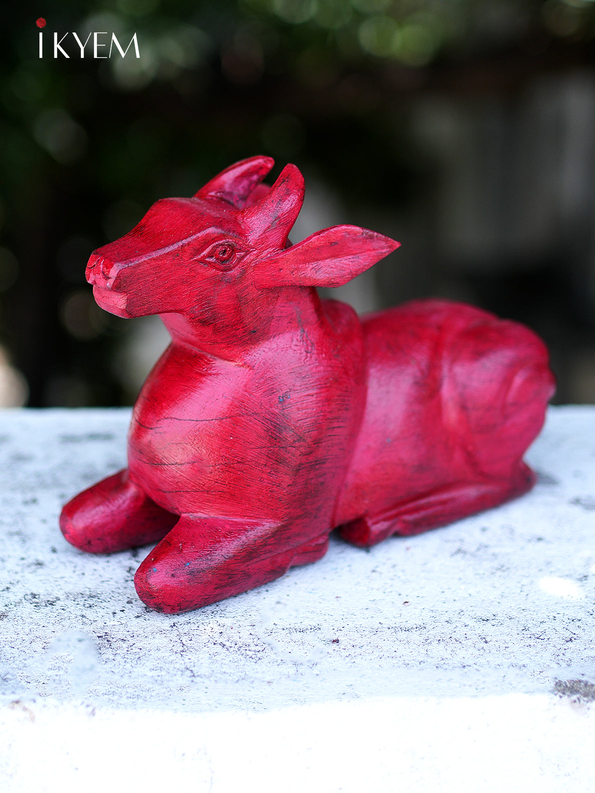 Reddish Pink Wooden Nandi