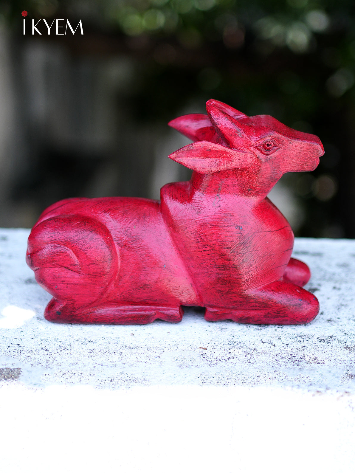 Reddish Pink Wooden Nandi