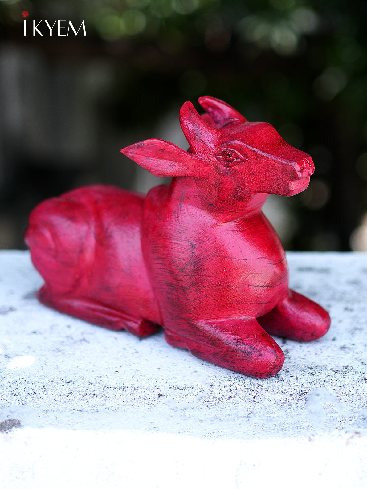 Reddish Pink Wooden Nandi