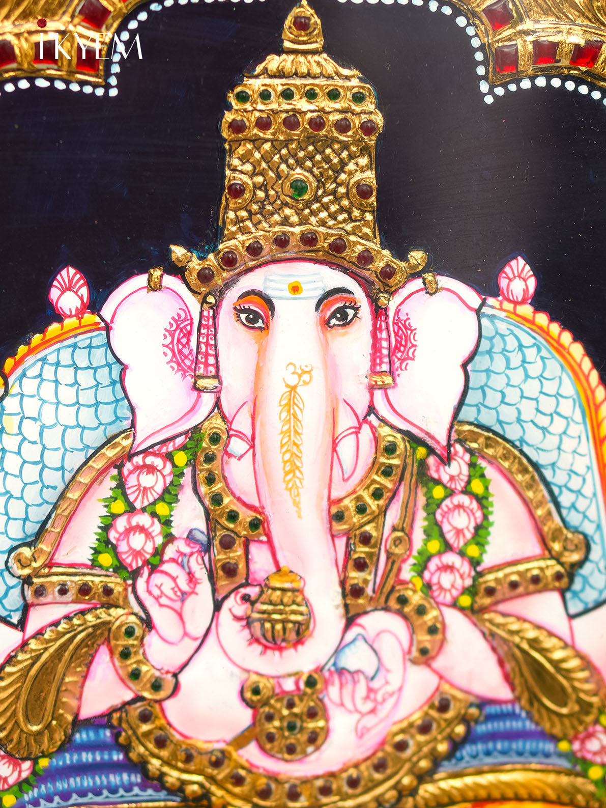 Lord Ganesha Tanjore Painting