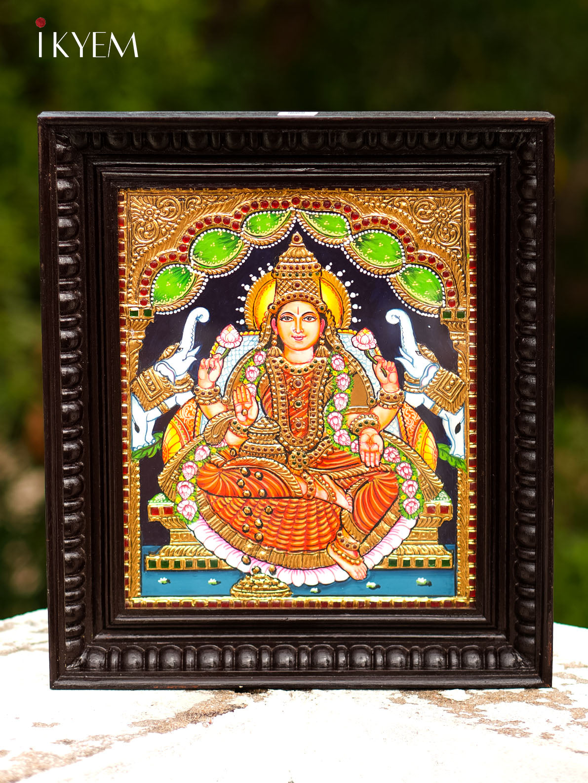 Goddess Lakshmi  Tanjore Painting