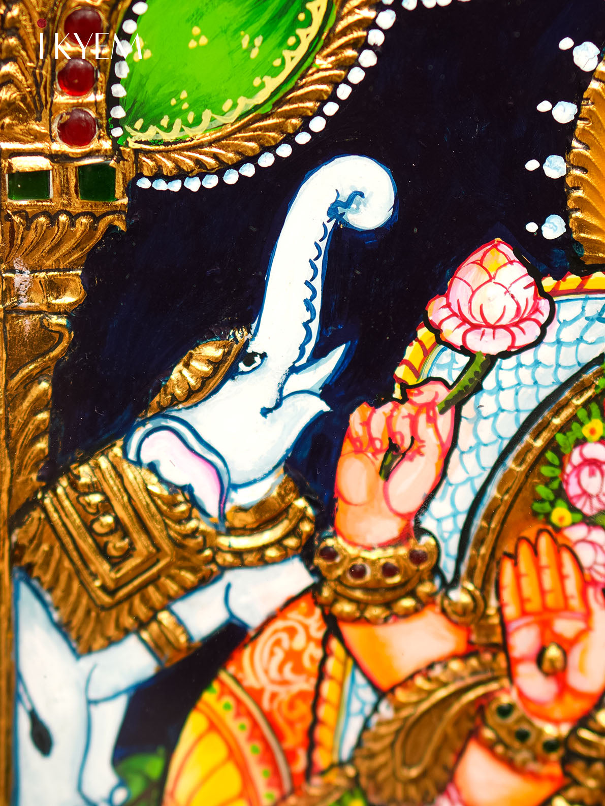 Goddess Lakshmi  Tanjore Painting