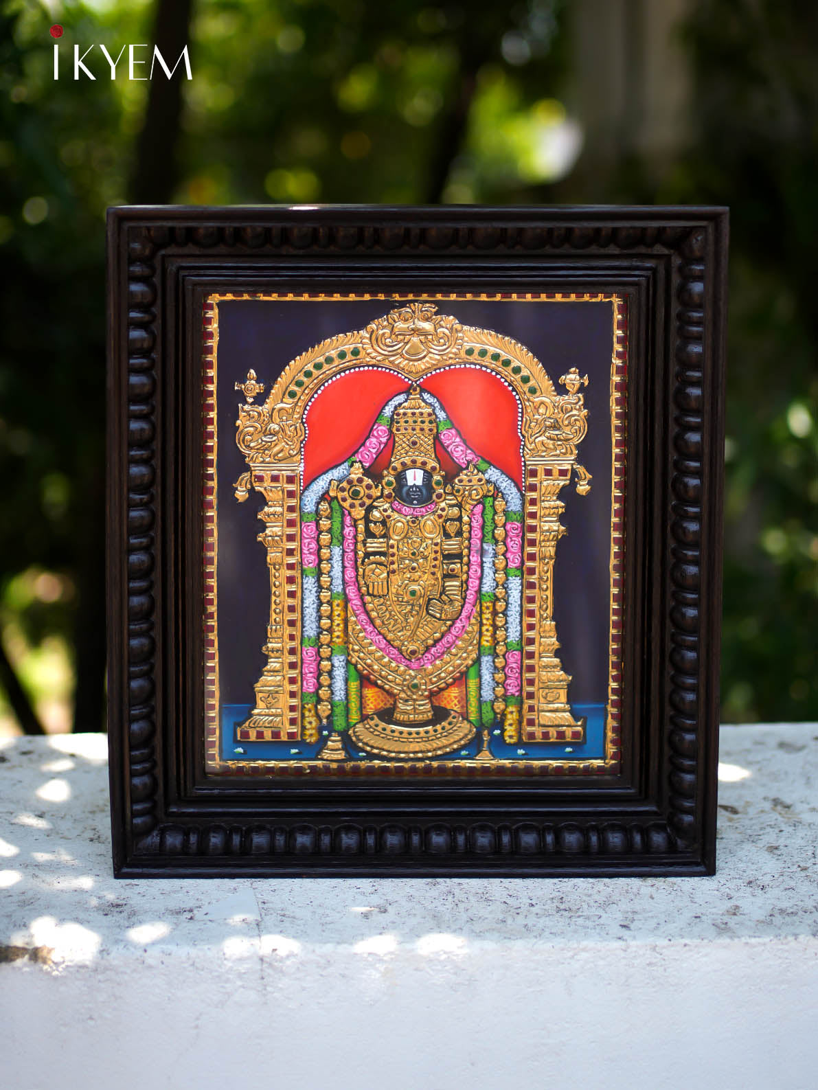 Lord Balaji - Tanjore Painting 15* 13 inches