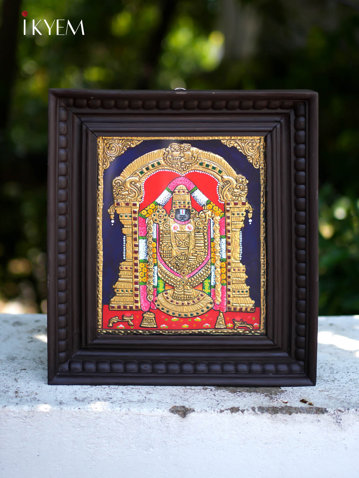 Lord Balaji - Tanjore Painting 13* 11 inches