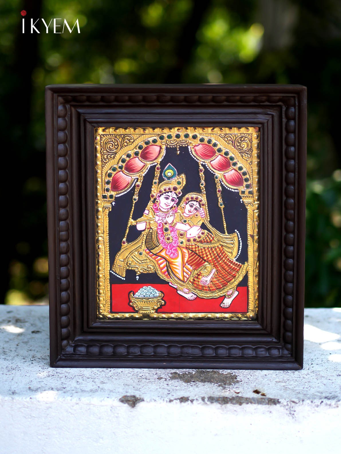 Radha Krishna - Tanjore Painting 13*11 inches