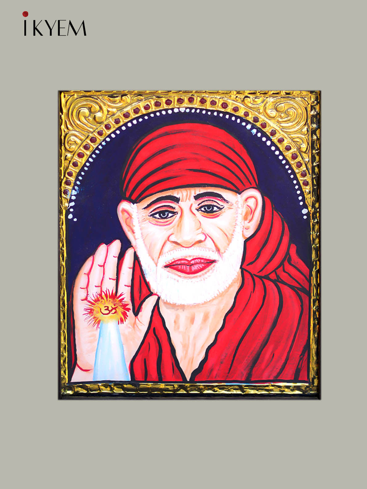 Sai Baba Tanjore Painting 13 * 11 inches