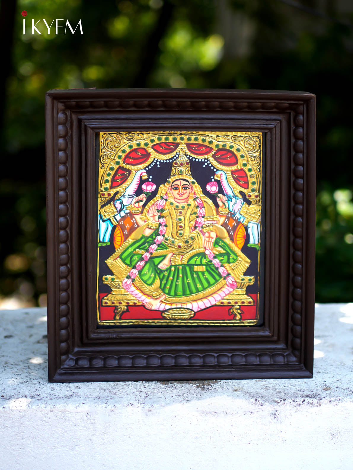 Gaja Lakshmi - Tanjore Painting 13 * 11 inches