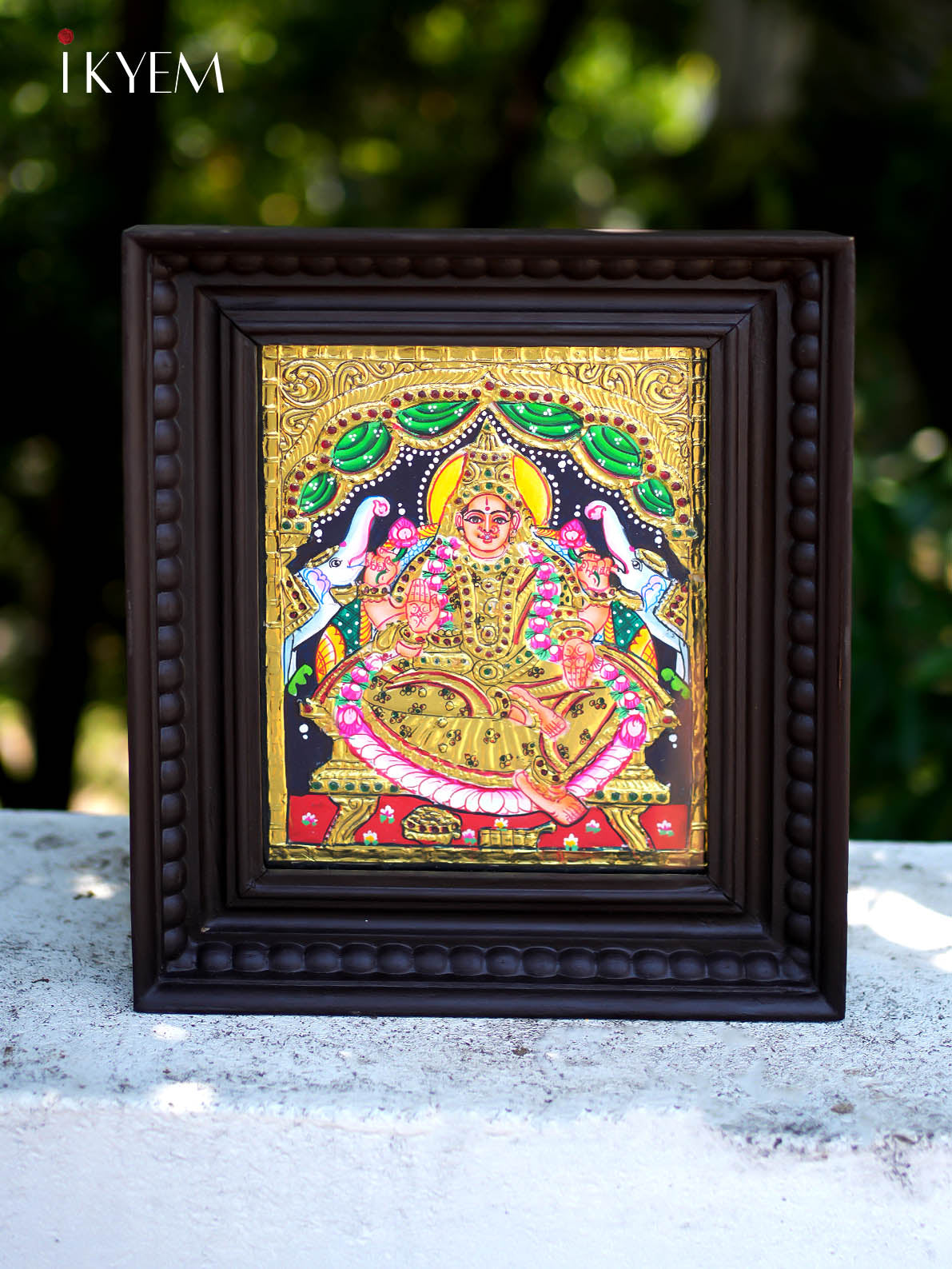 Gaja Lakshmi - Tanjore Painting 13 * 11 inches