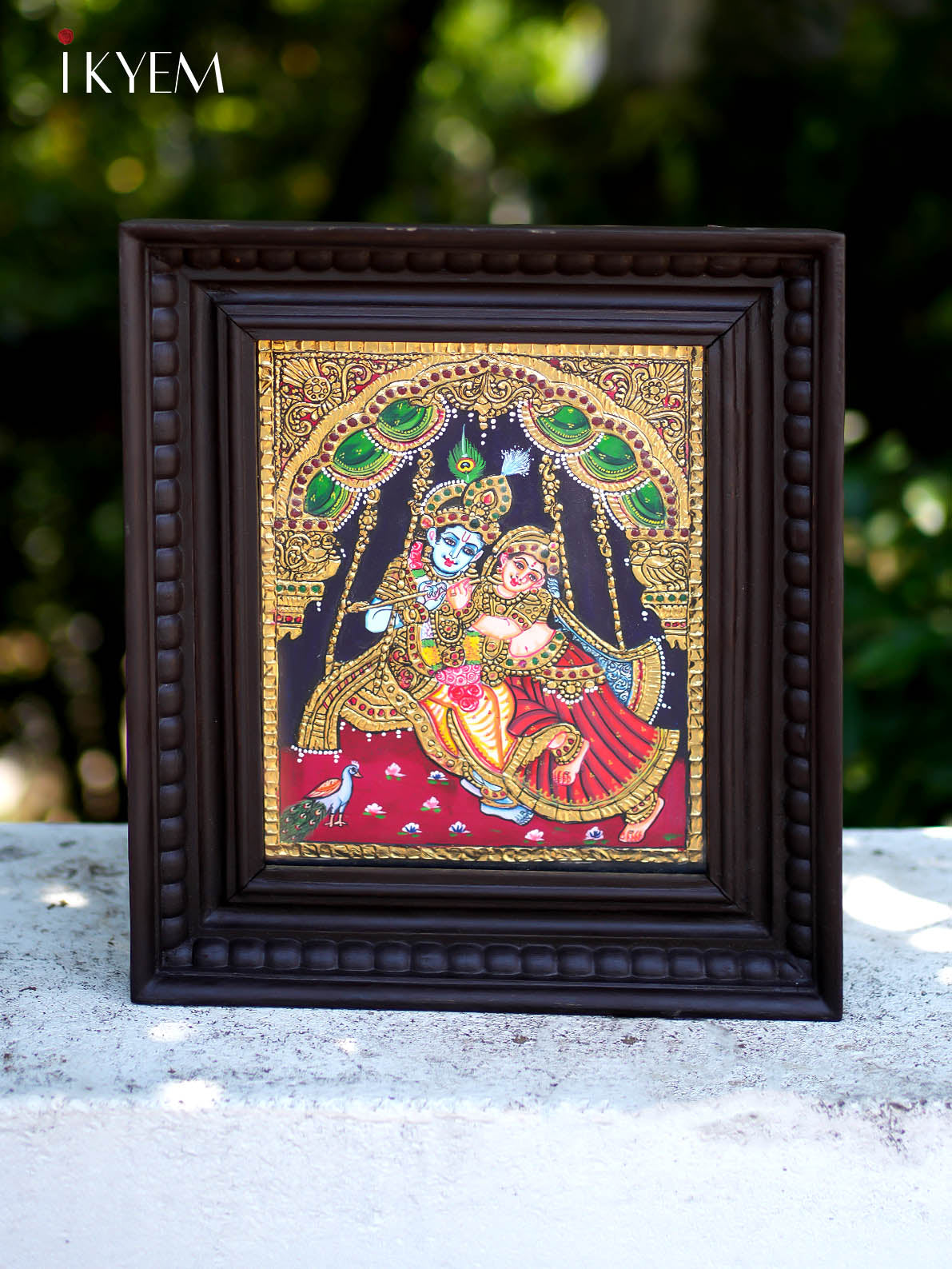 Radha Krishnan - Tanjore Painting 13 * 11 inches