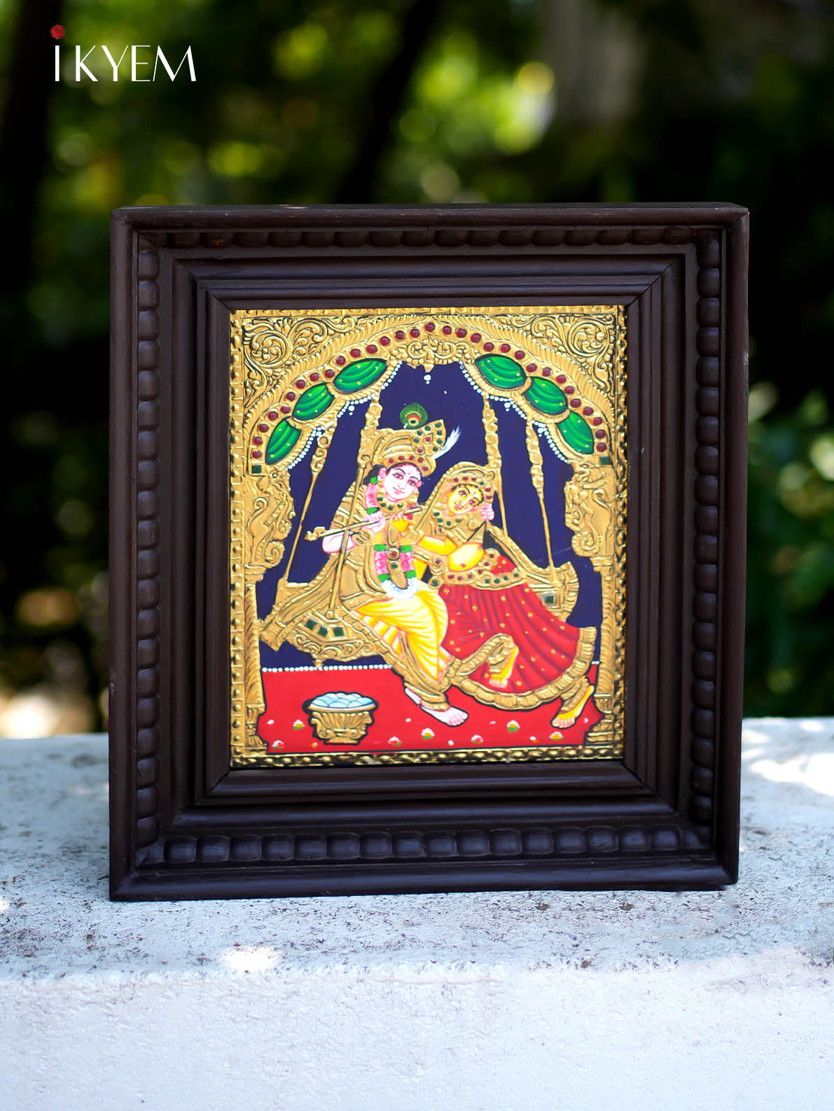 Radha Krishna- Tanjore Painting 13  * 11 inches