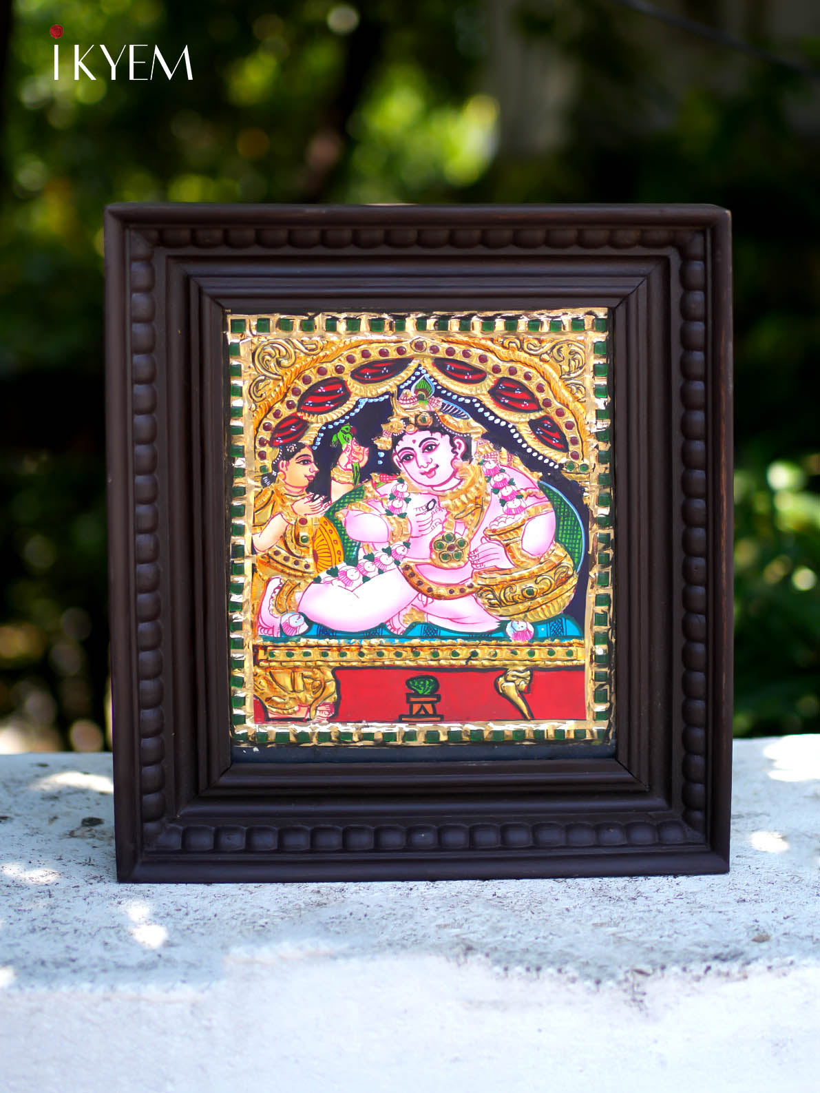 Krishna - Tanjore Painting 13 * 11 inches