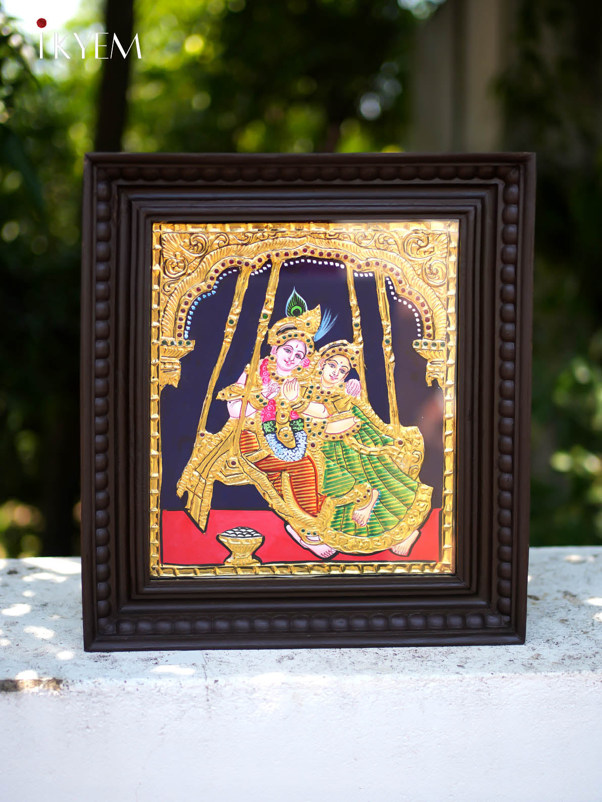 Radha Krishna - Tanjore Painting 15* 13 inches