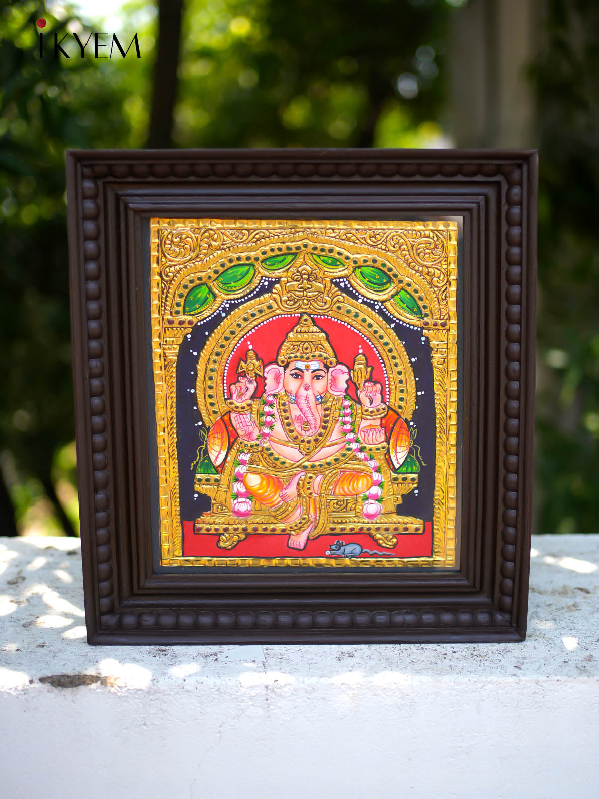 Ganesha - Tanjore Painting 15* 13 inches