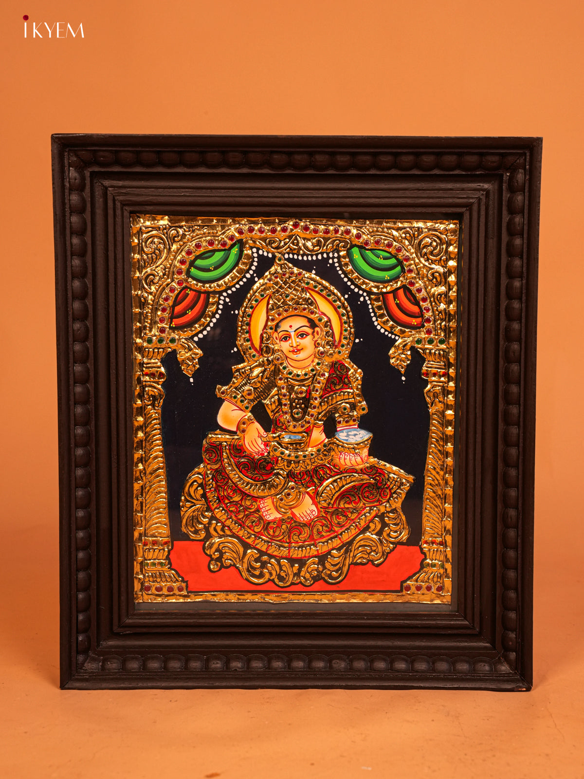 Goddess Annapoorani -  Tanjore Painting 15 * 13 inches