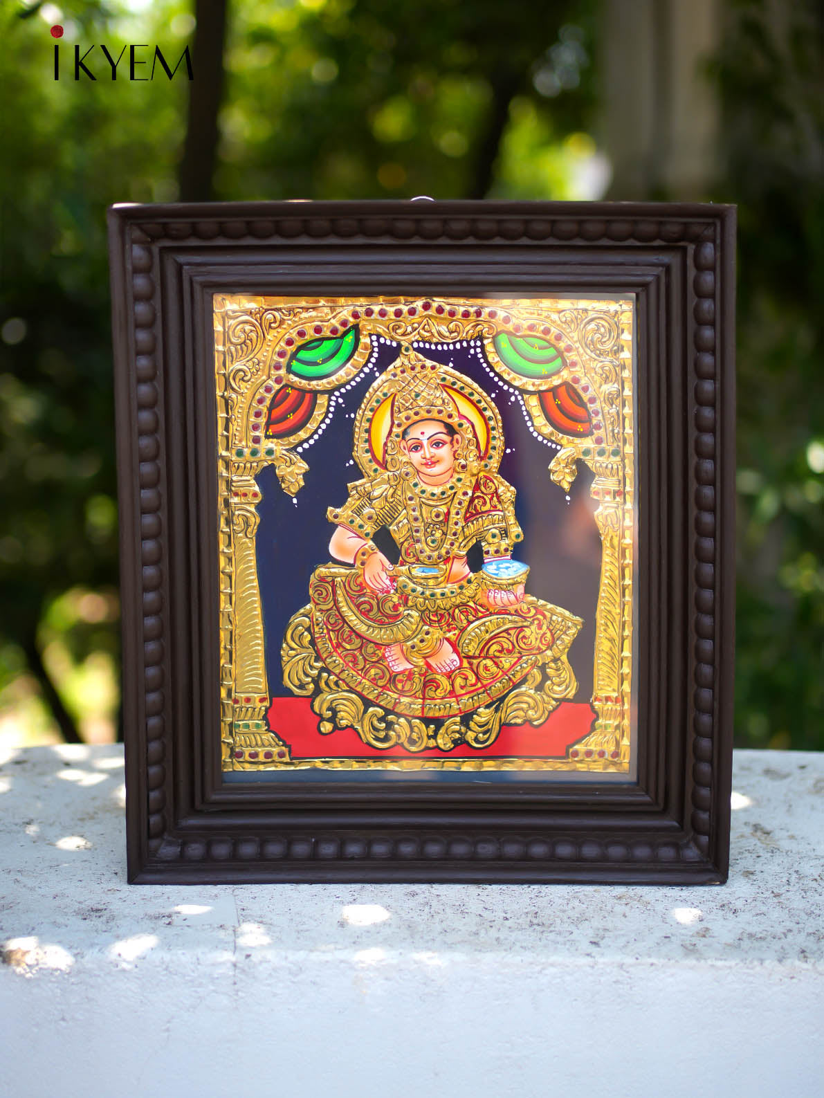 Goddess Annapoorani -  Tanjore Painting 15 * 13 inches