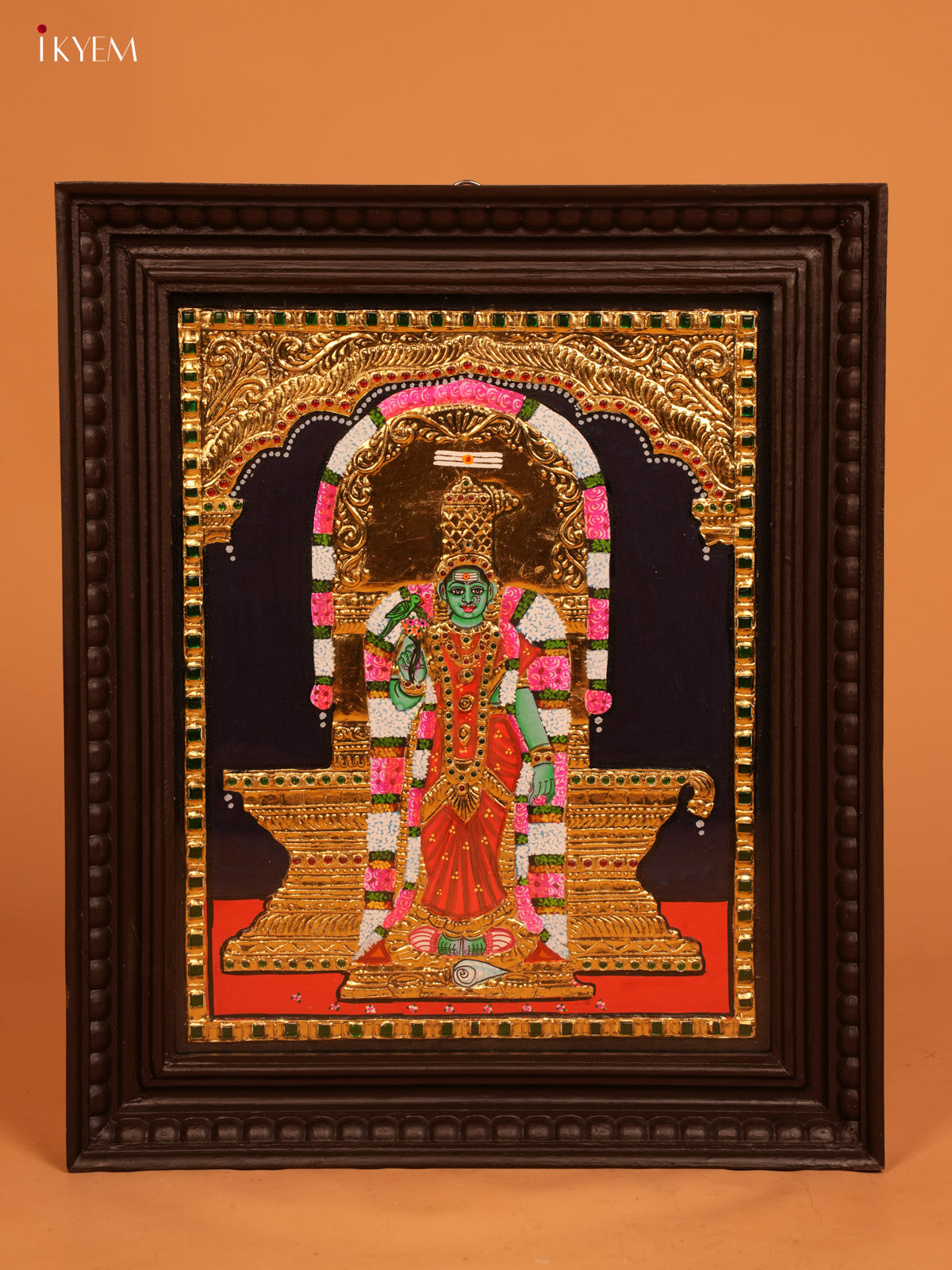 Madurai Meenakshi -   Tanjore Painting 18 * 15 inches