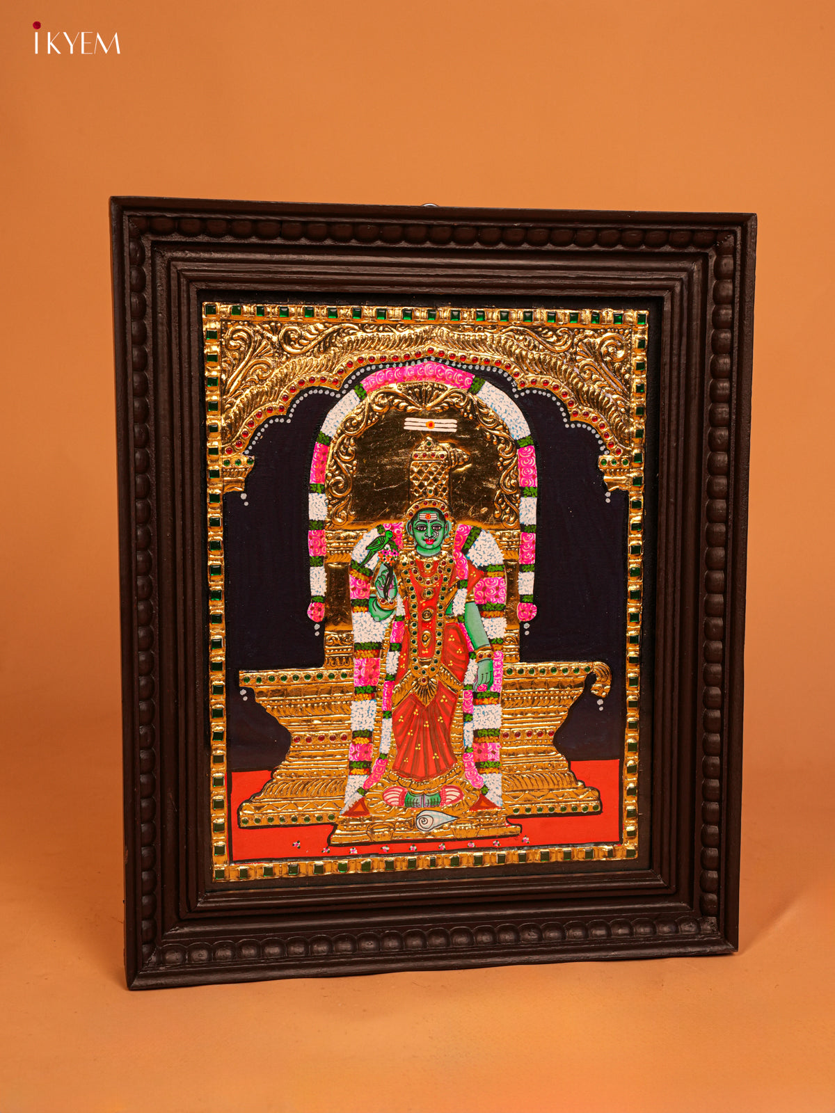 Madurai Meenakshi -   Tanjore Painting 18 * 15 inches