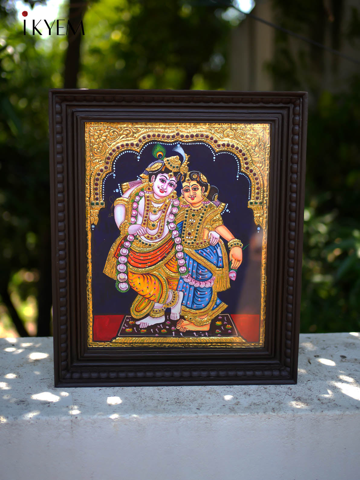 Radha Krishna -   Tanjore Painting 18*15 inches