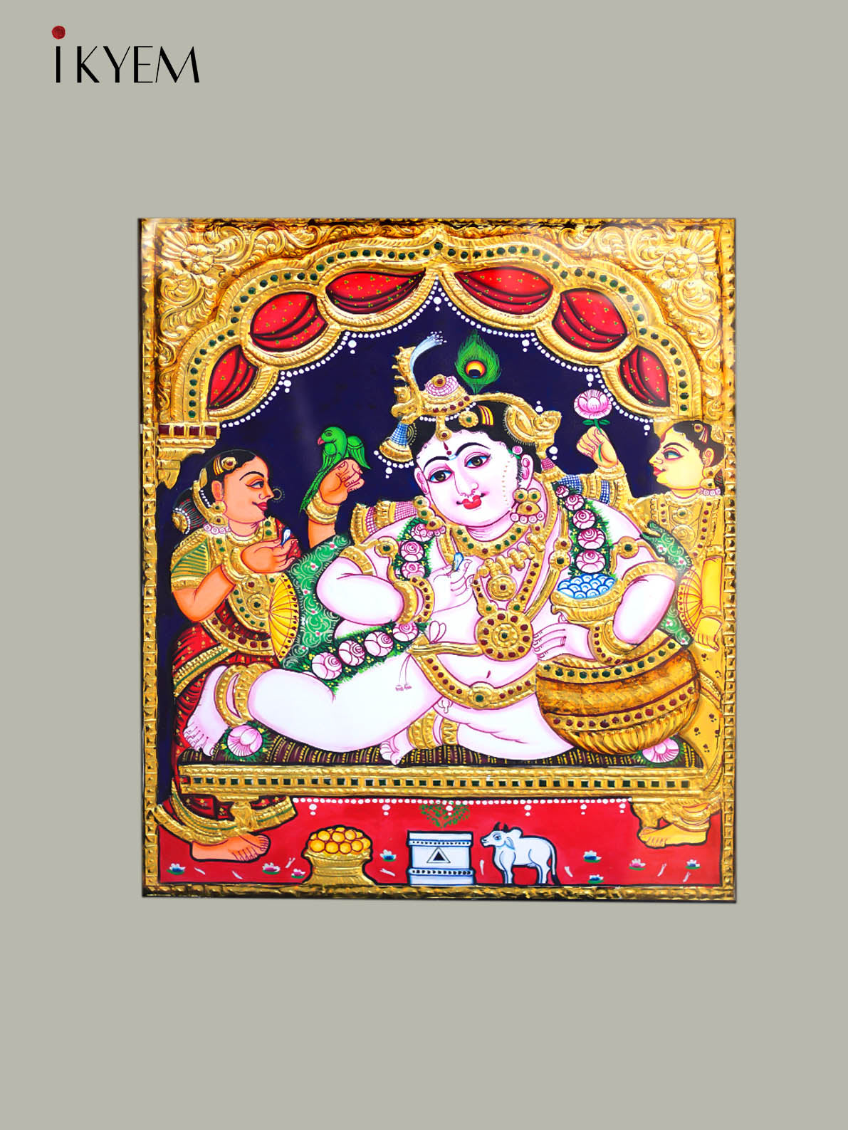 Krishna - Tanjore Painting 24* 20 Inches