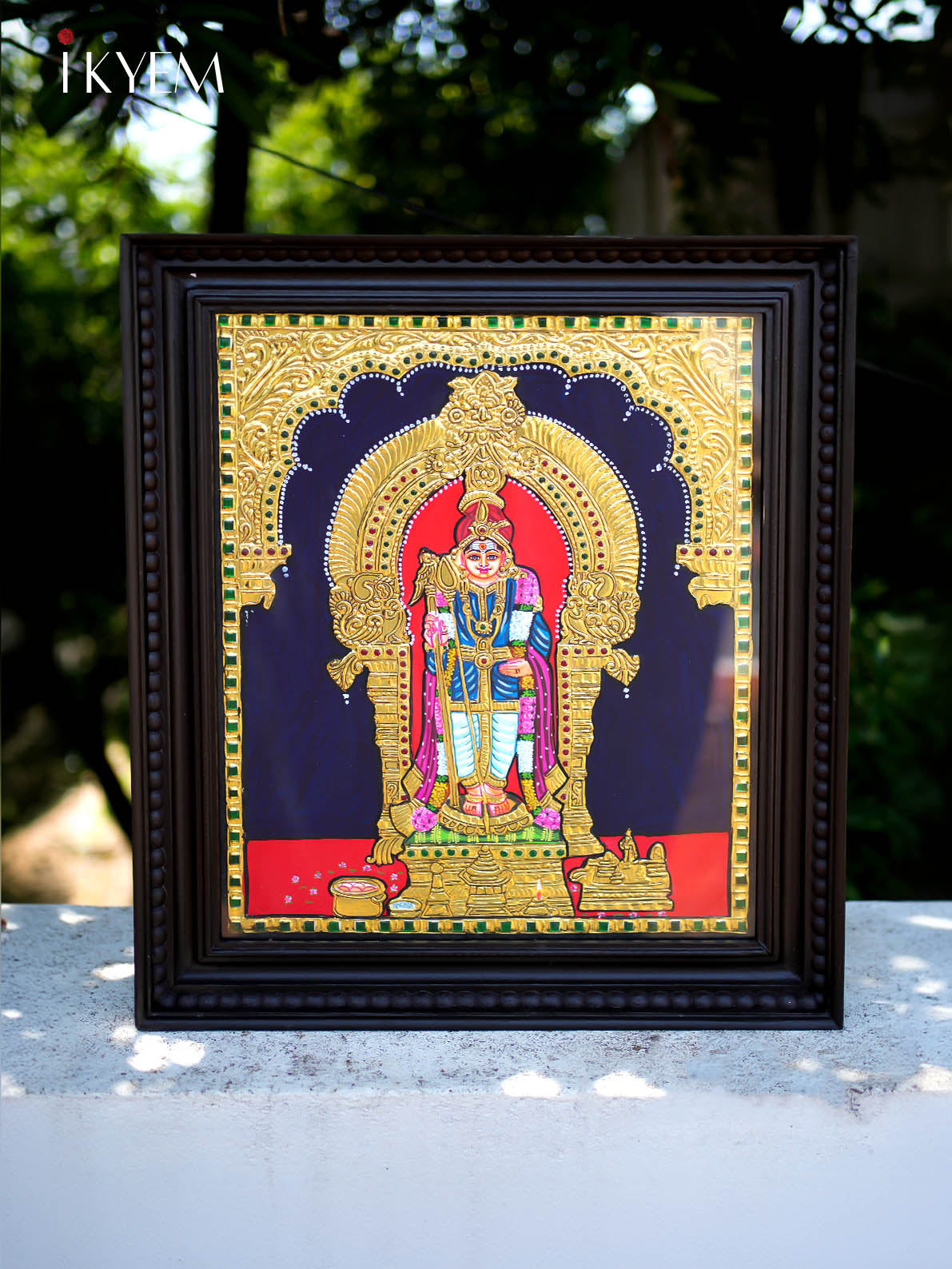 Lord Murugan - Tanjore Painting 24*20 inches