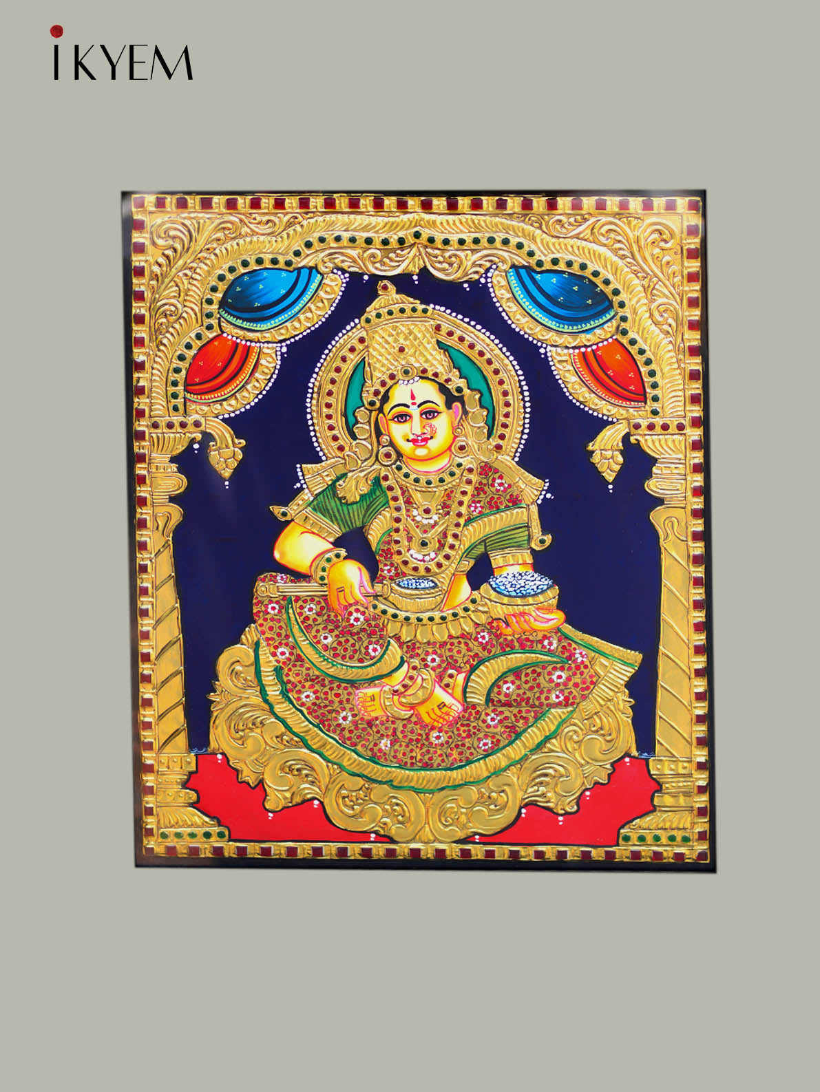 Anna poorani - Tanjore Painting