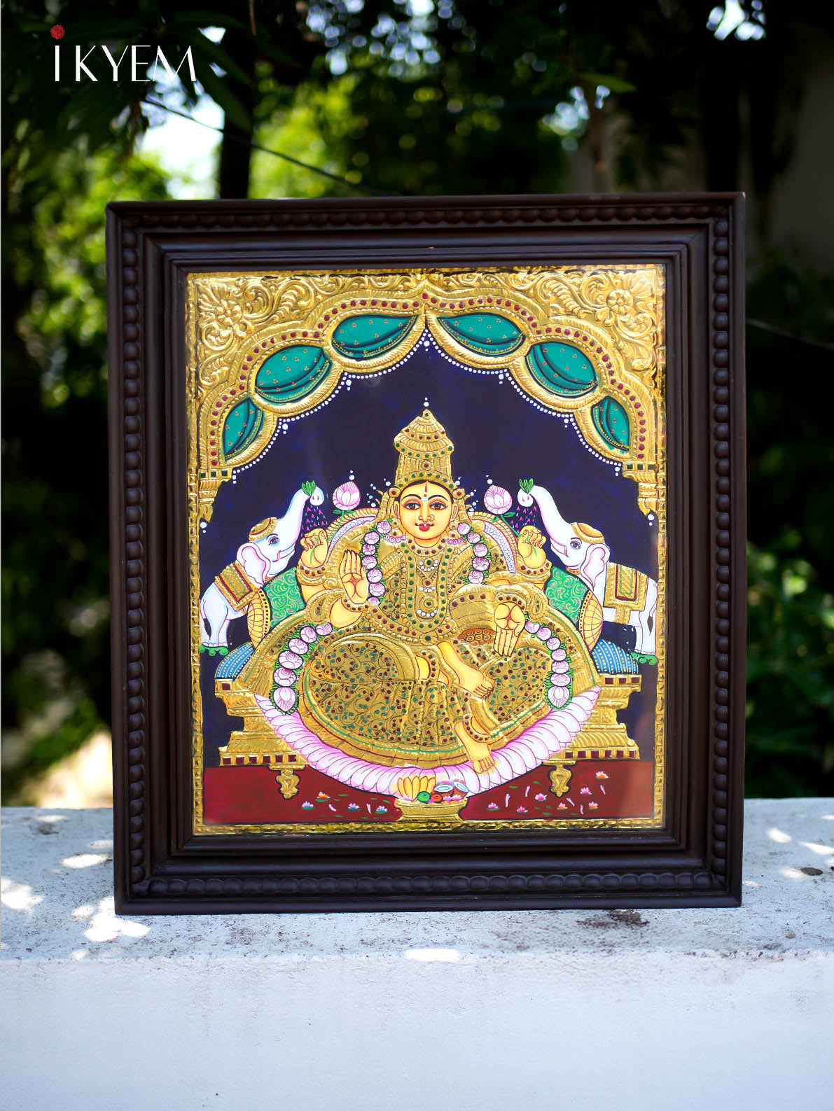 Gaja Lakshmi - Tanjore Painting 24* 20 inches