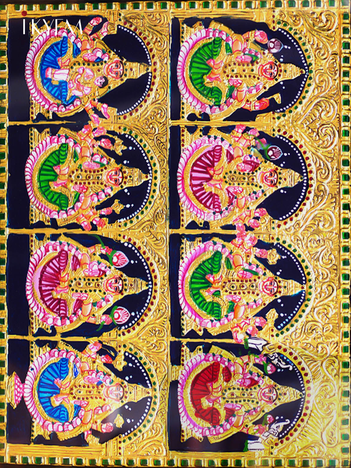 Ashtalakshmi - Tanjore Painting (20*24 inches)