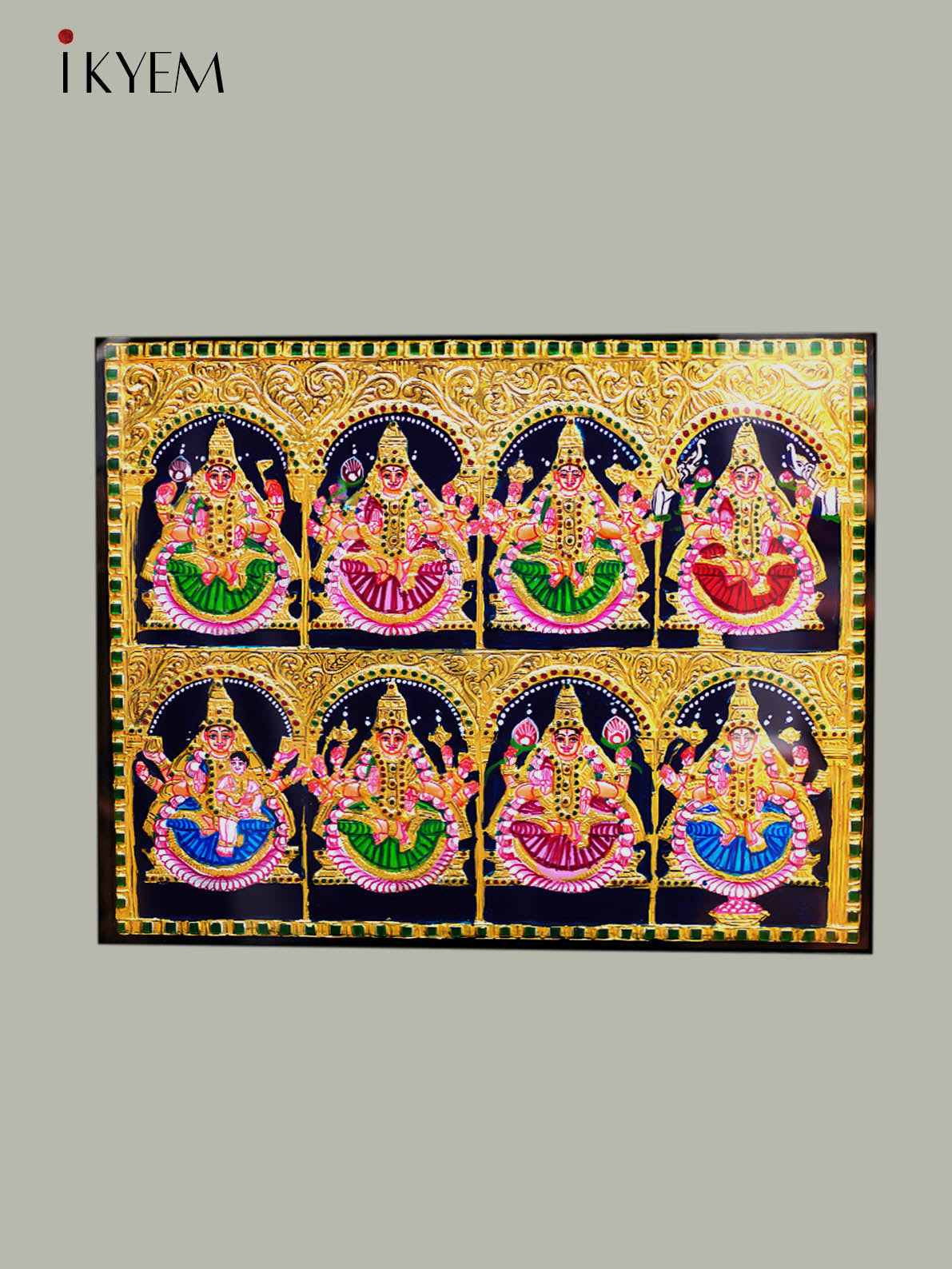 Ashtalakshmi - Tanjore Painting (20*24 inches)