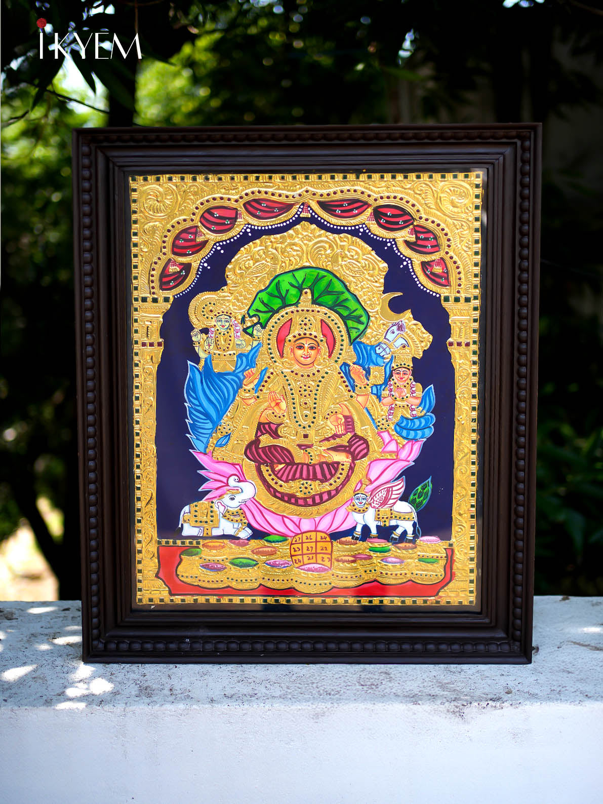 Gubera Lakshmi - Tanjore Painting 28 * 22 inches