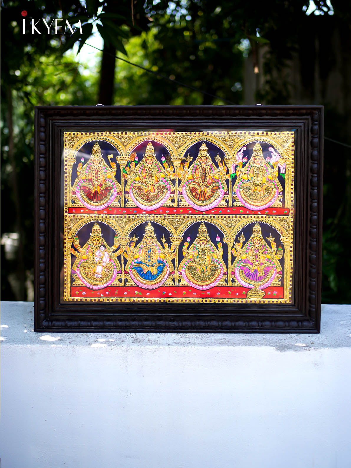 Ashtalakshmi - Tanjore Painting (22*28 inches)