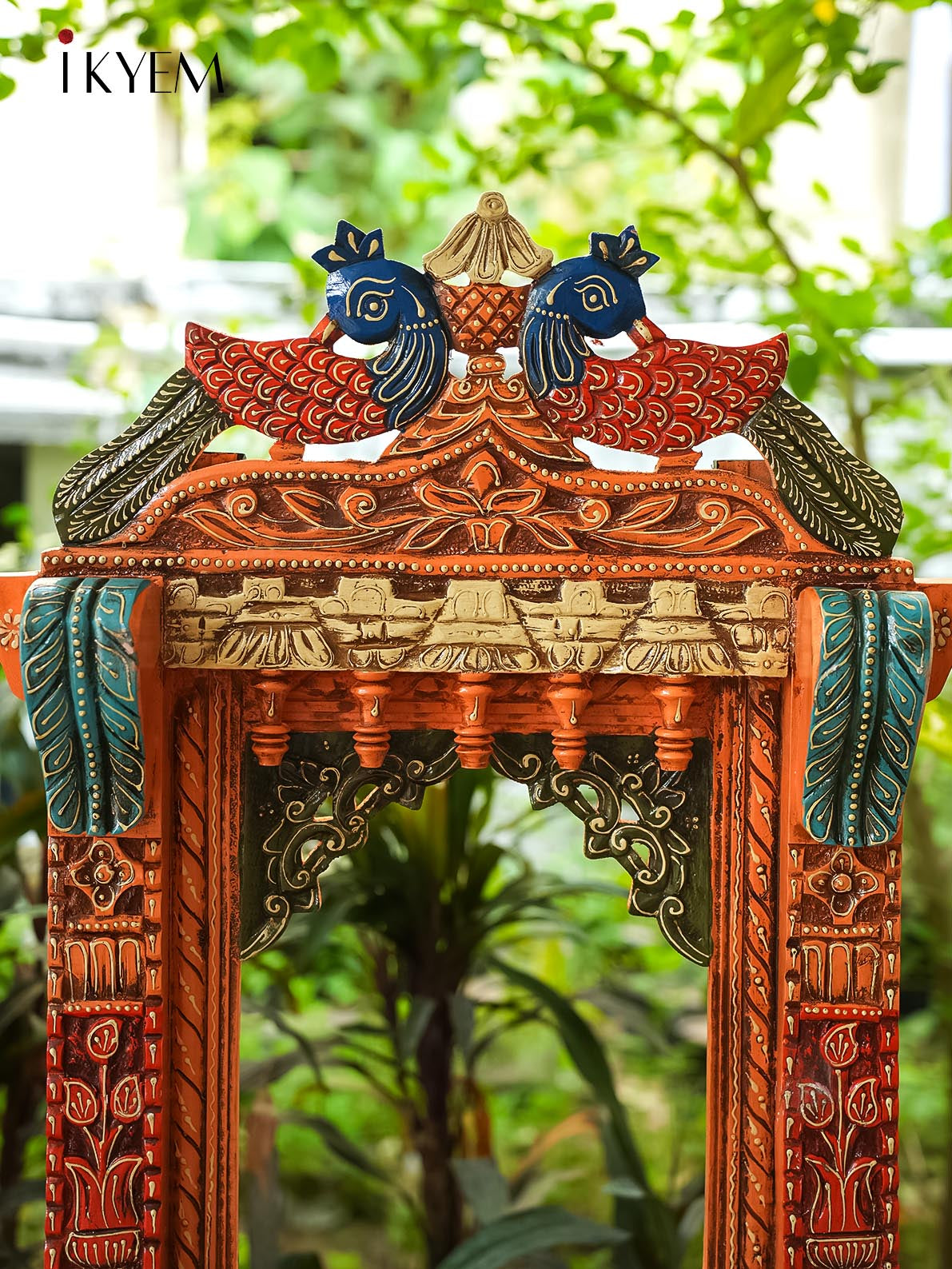 Wooden Jarokha Frames peacock