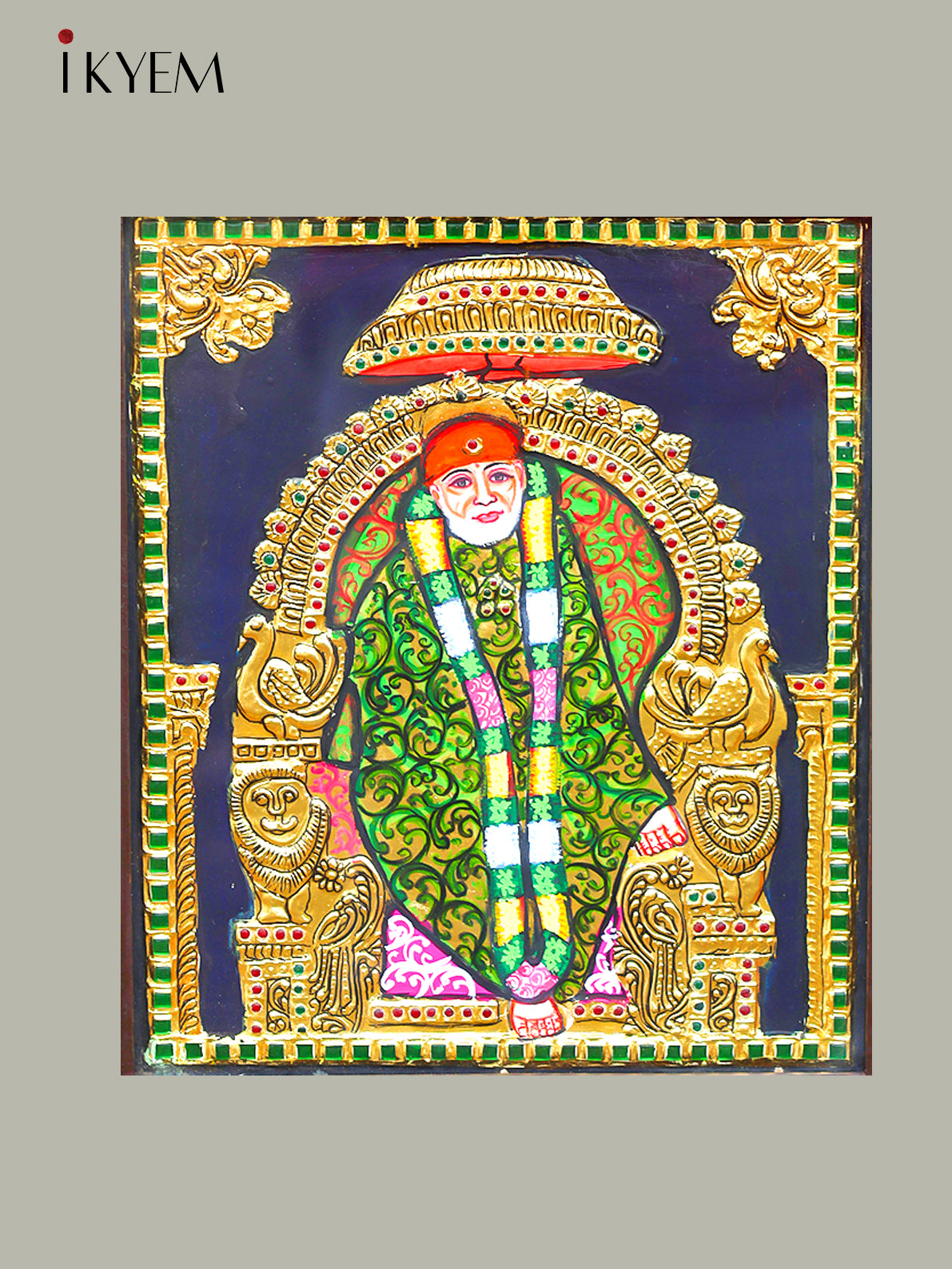 Shiridi Sai Baba - Tanjore Painting