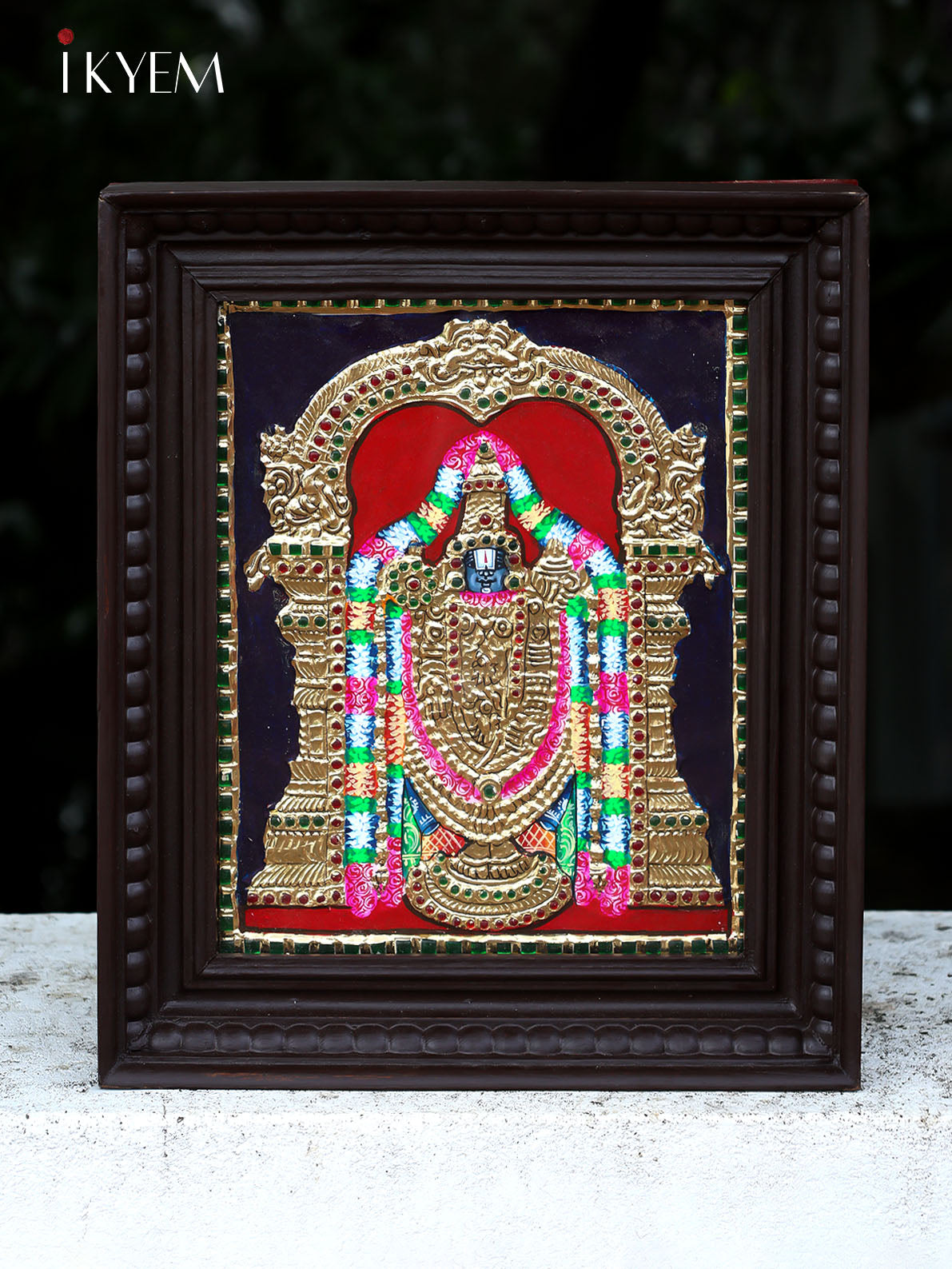 Lord Balaji - Tanjore Painting